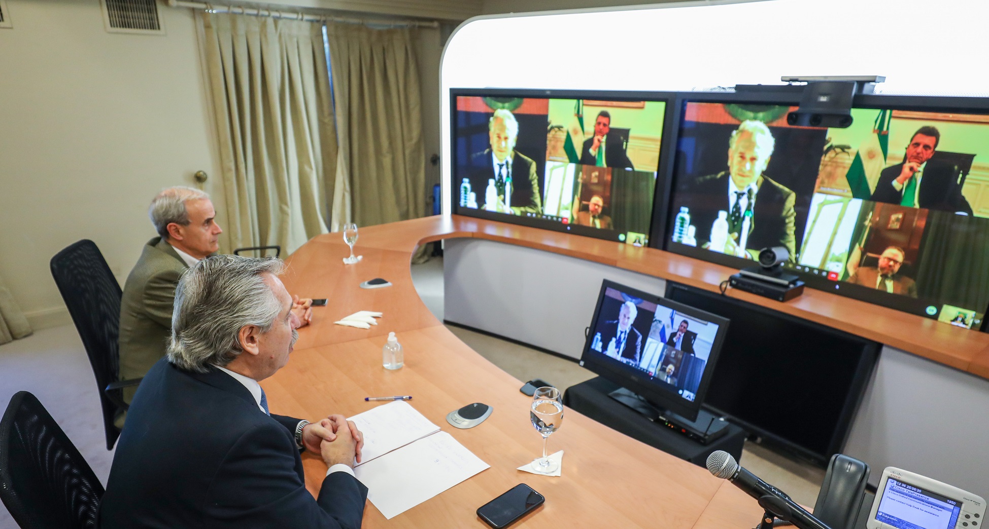 El Presidente inaugur&oacute; por videoconferencia la ampliaci&oacute;n de una planta de generaci&oacute;n termoel&eacute;ctrica en Marcos Paz