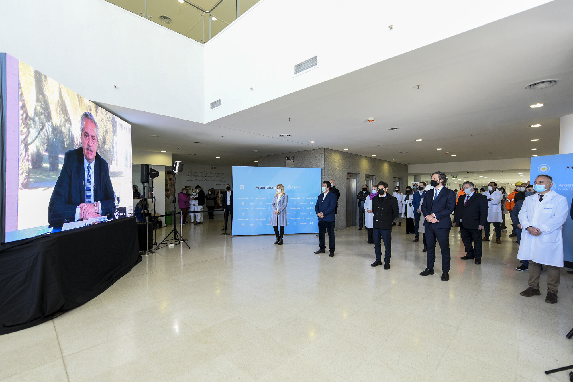 Coronavirus: El Presidente participó de la apertura de hospitales en La Matanza, Mar del Plata, Chaco, Santa Fe y Córdoba