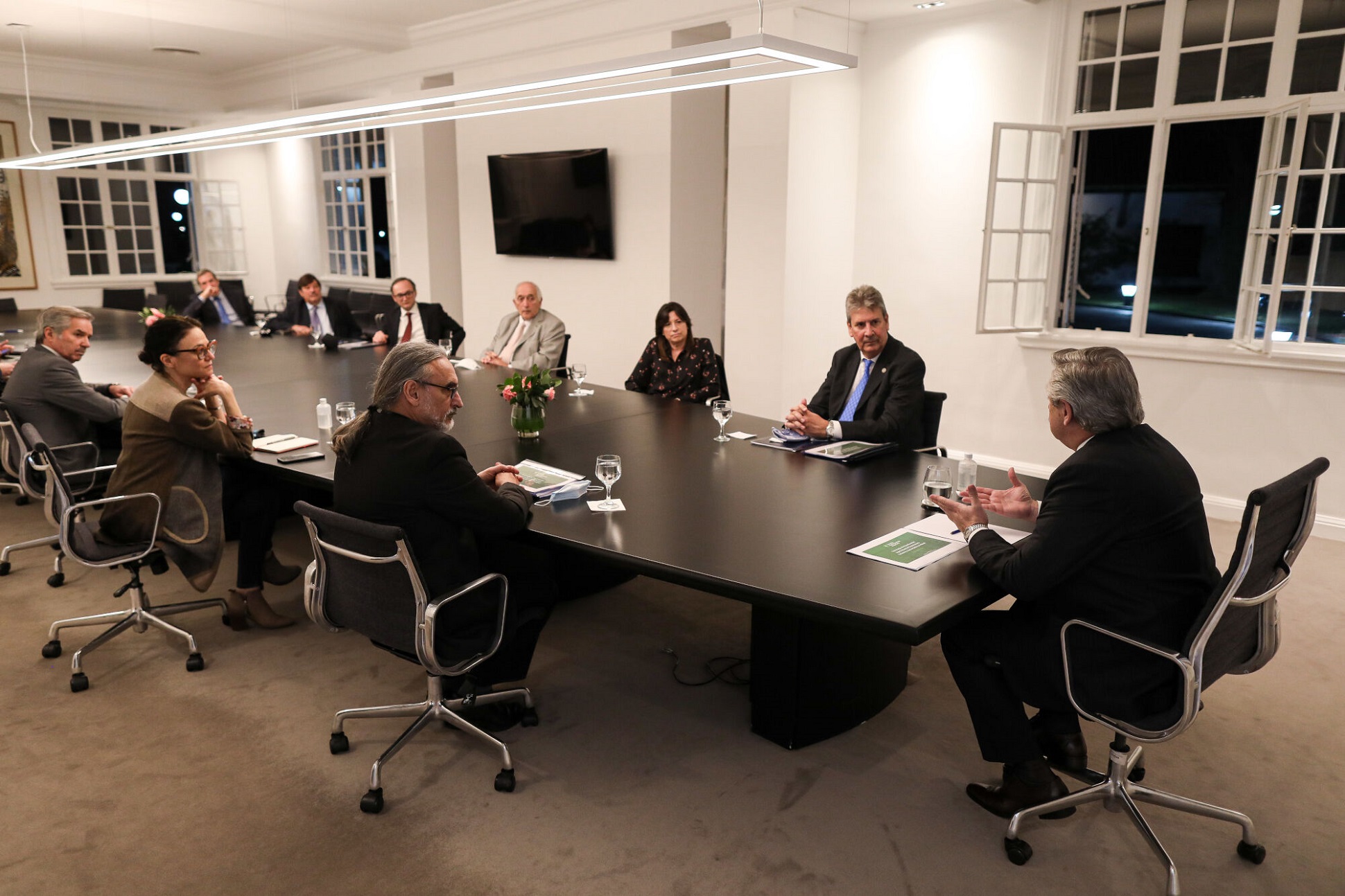 El Presidente recibi&oacute; a representantes del Consejo Agroindustrial Argentino