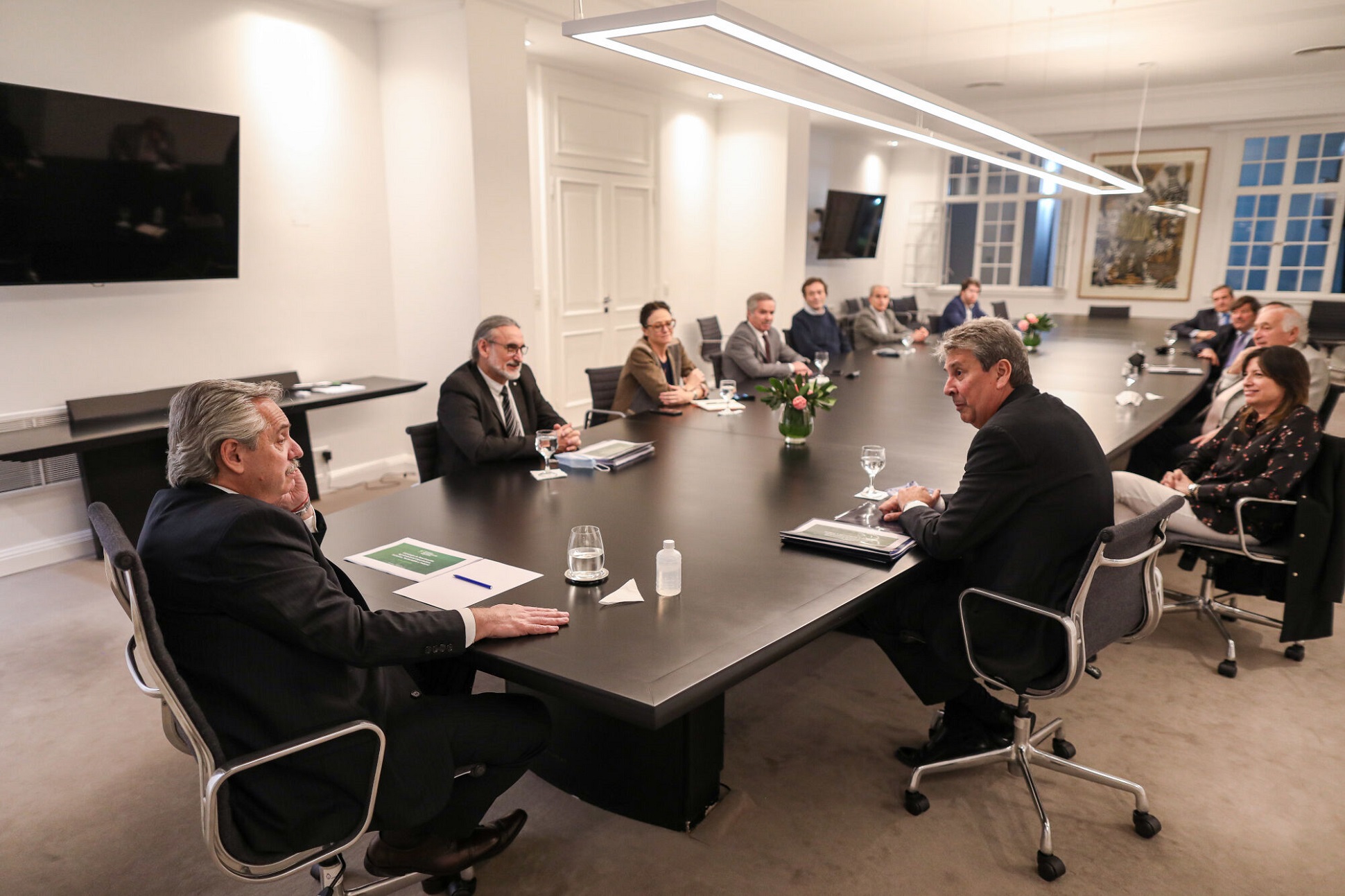 El Presidente recibi&oacute; a representantes del Consejo Agroindustrial Argentino