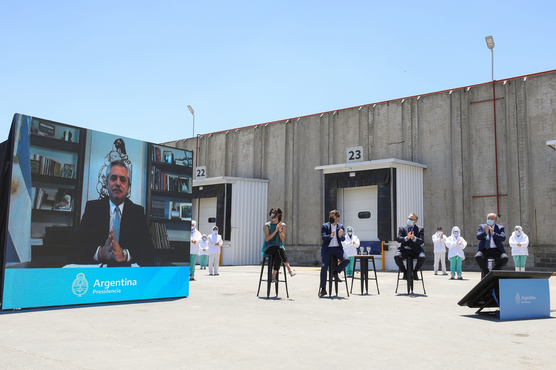 El presidente Fernández destacó que “el sector frigorífico ha logrado pensar un plan de desarrollo industrial de la carne”