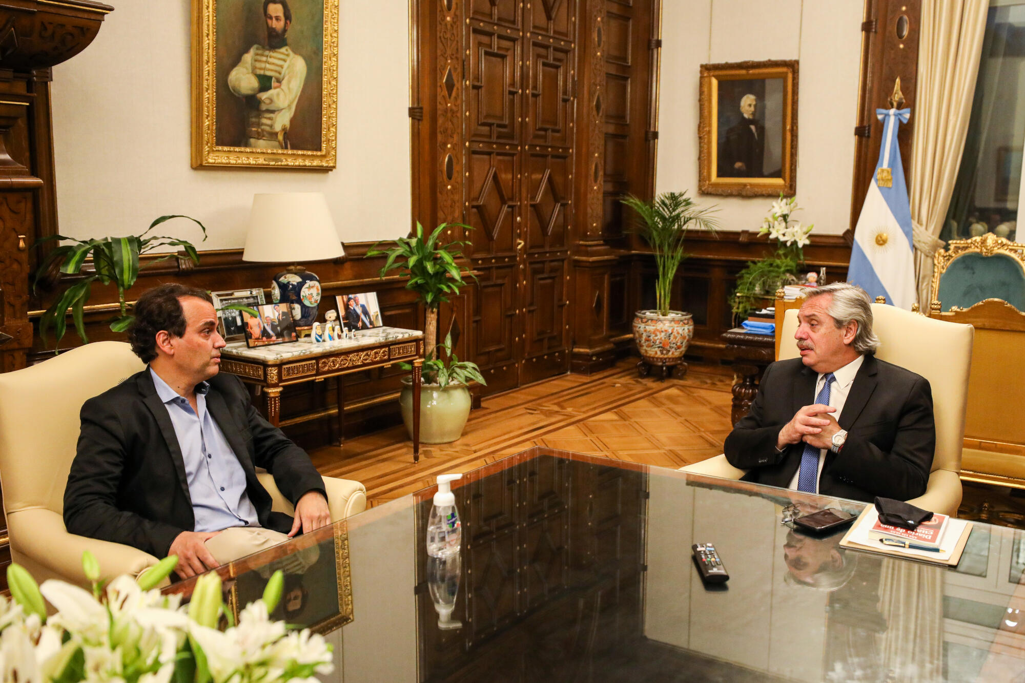 El Presidente se reunió con el reelecto intendente de Río Cuarto