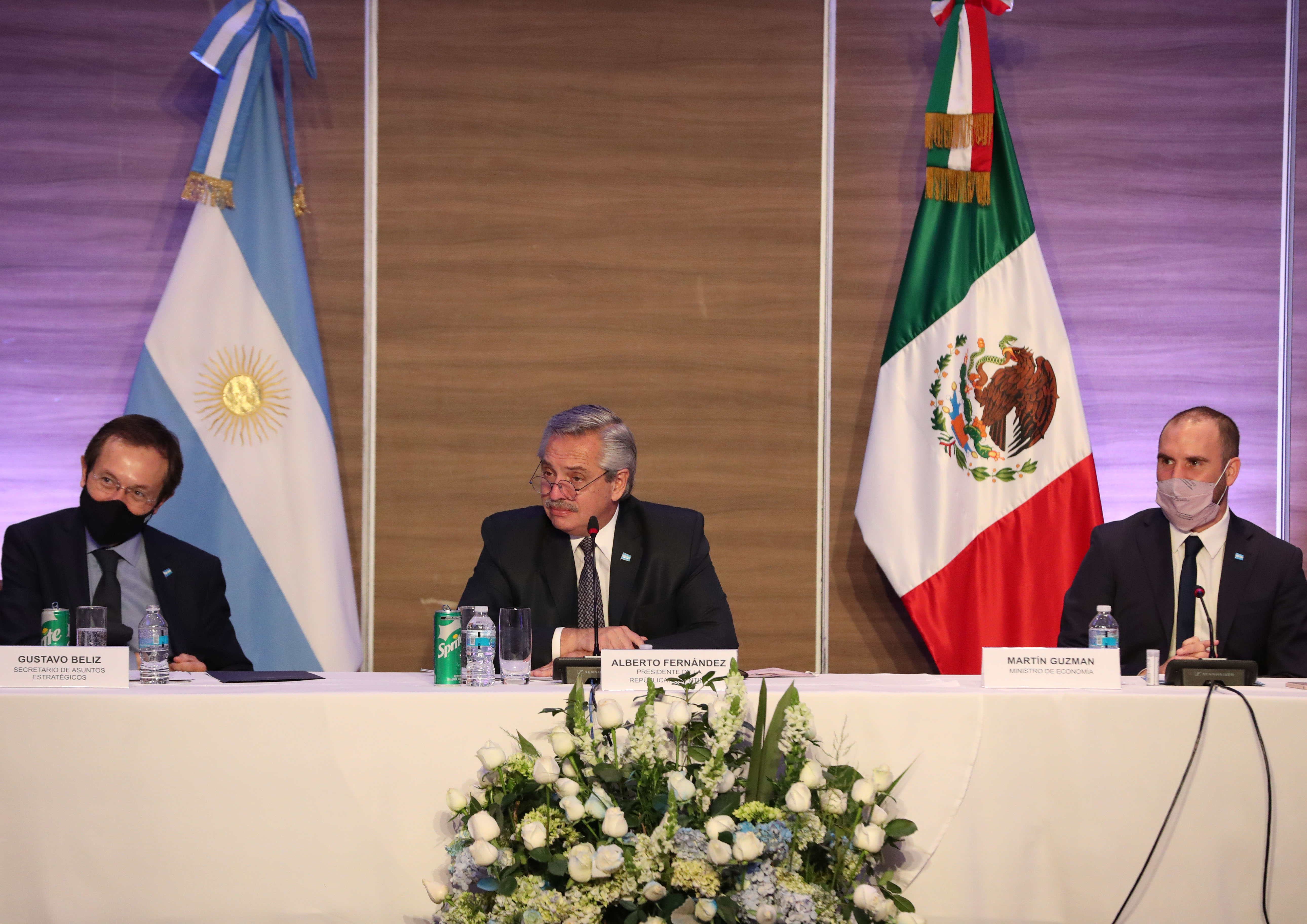 El Presidente se reunió con ejecutivos argentinos en el sector empresarial mexicano