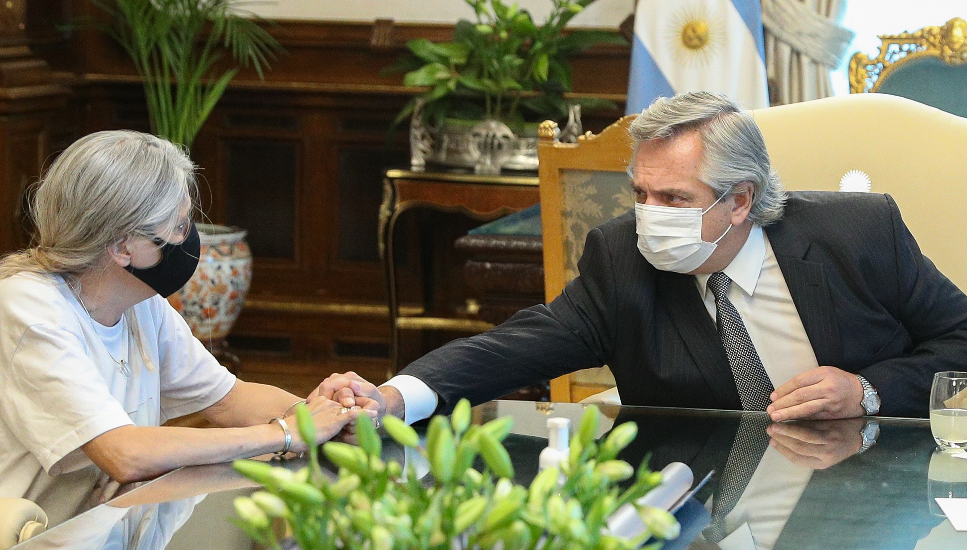 El Presidente recibió a los padres de Ursula Bahillo, la joven de Rojas víctima de femicidio