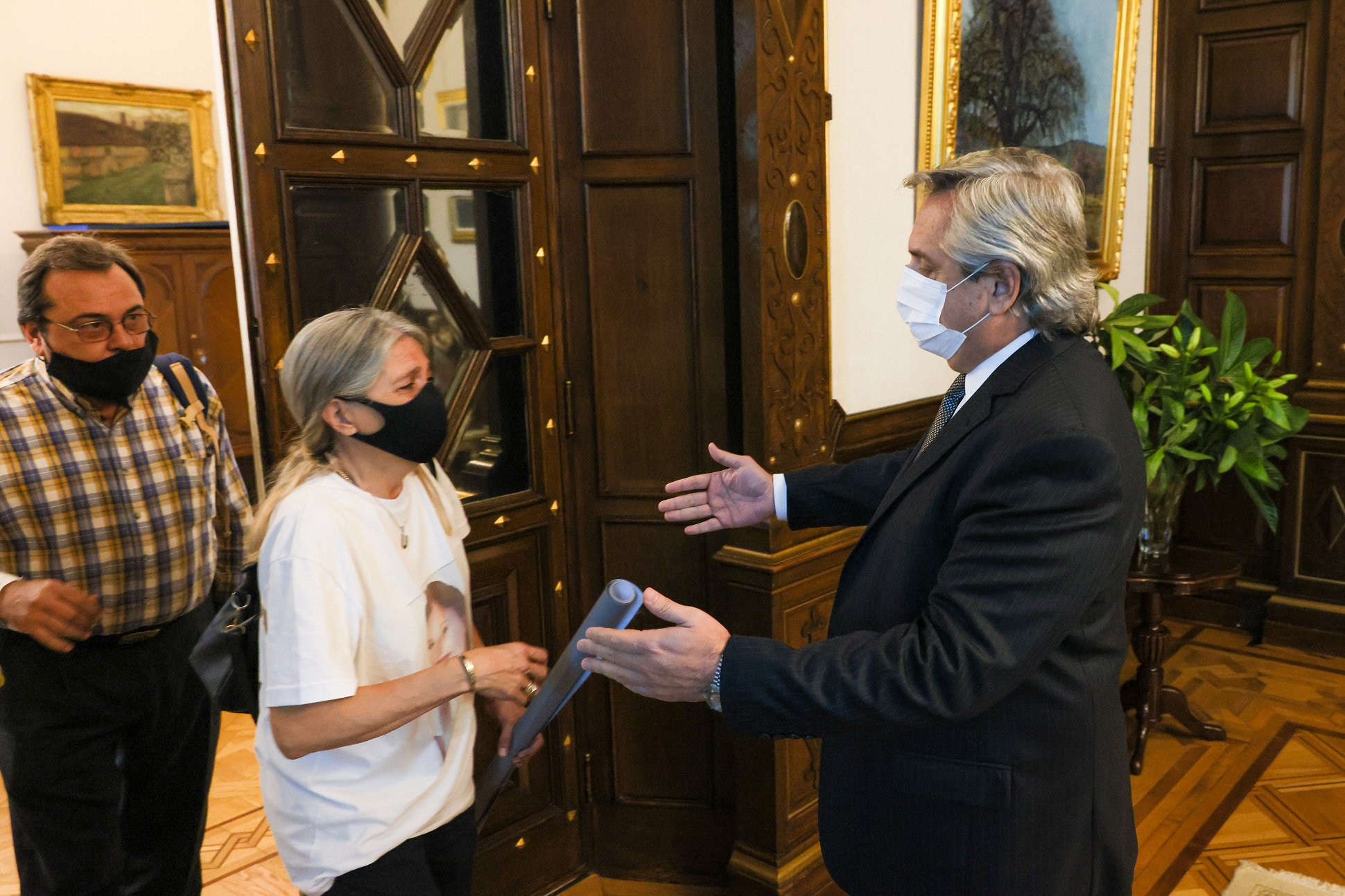 El Presidente recibió a los padres de Ursula Bahillo, la joven de Rojas víctima de femicidio