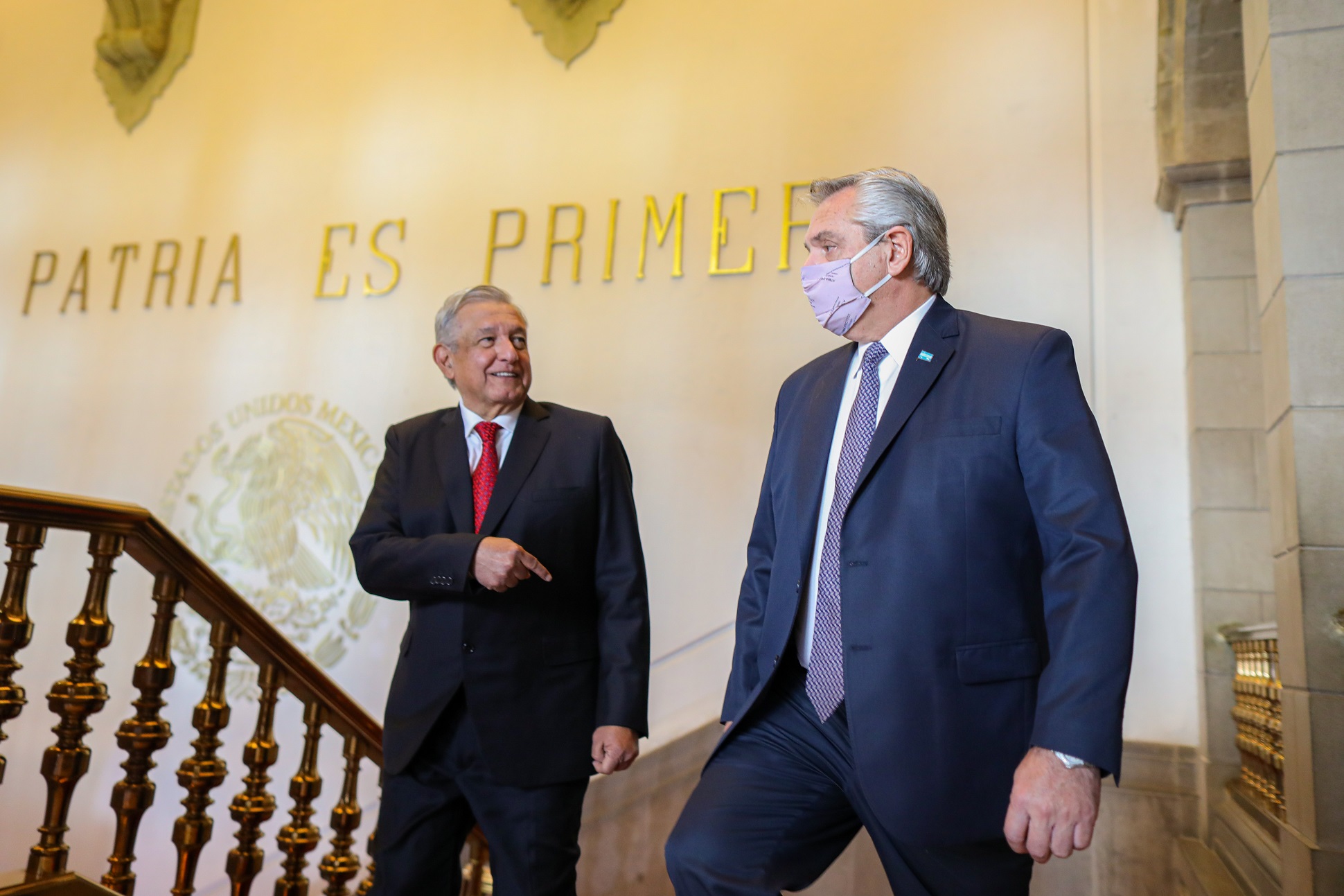 El presidente Alberto Fernández mantuvo una intensa agenda de trabajo con su par de México, Andrés Manuel López Obrador