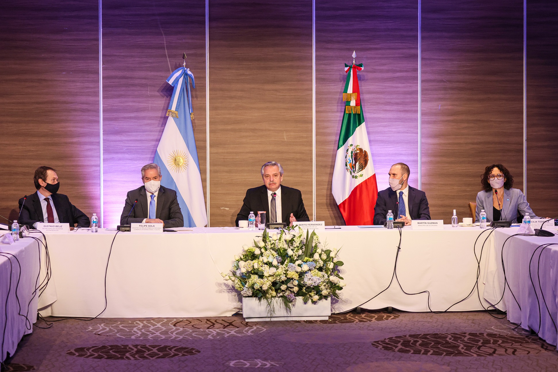 El Presidente se reunió con empresarios mexicanos que tienen inversiones en la Argentina