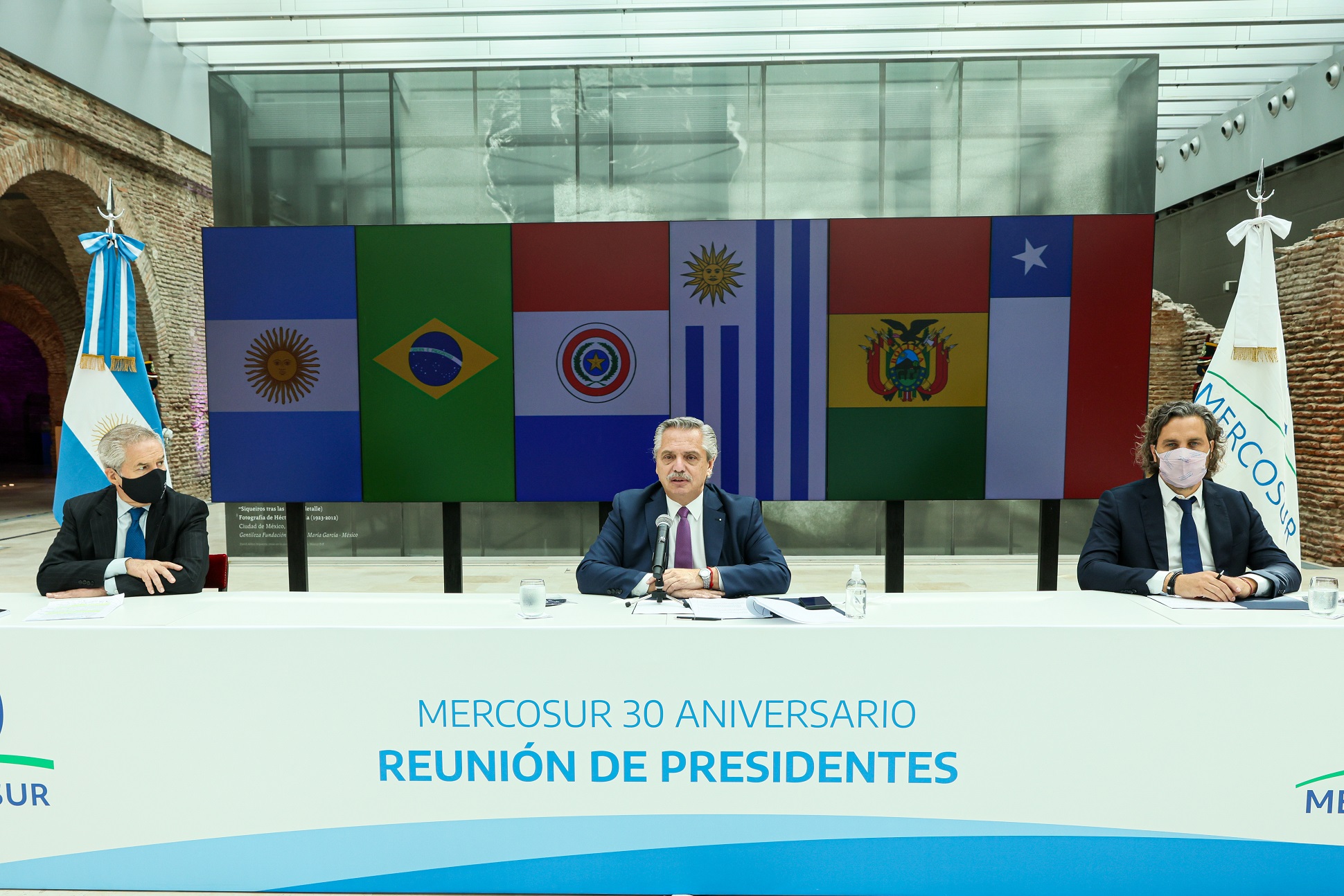 En su 30° aniversario, Alberto Fernández definió al MERCOSUR como una zona de paz, diálogo y cooperación