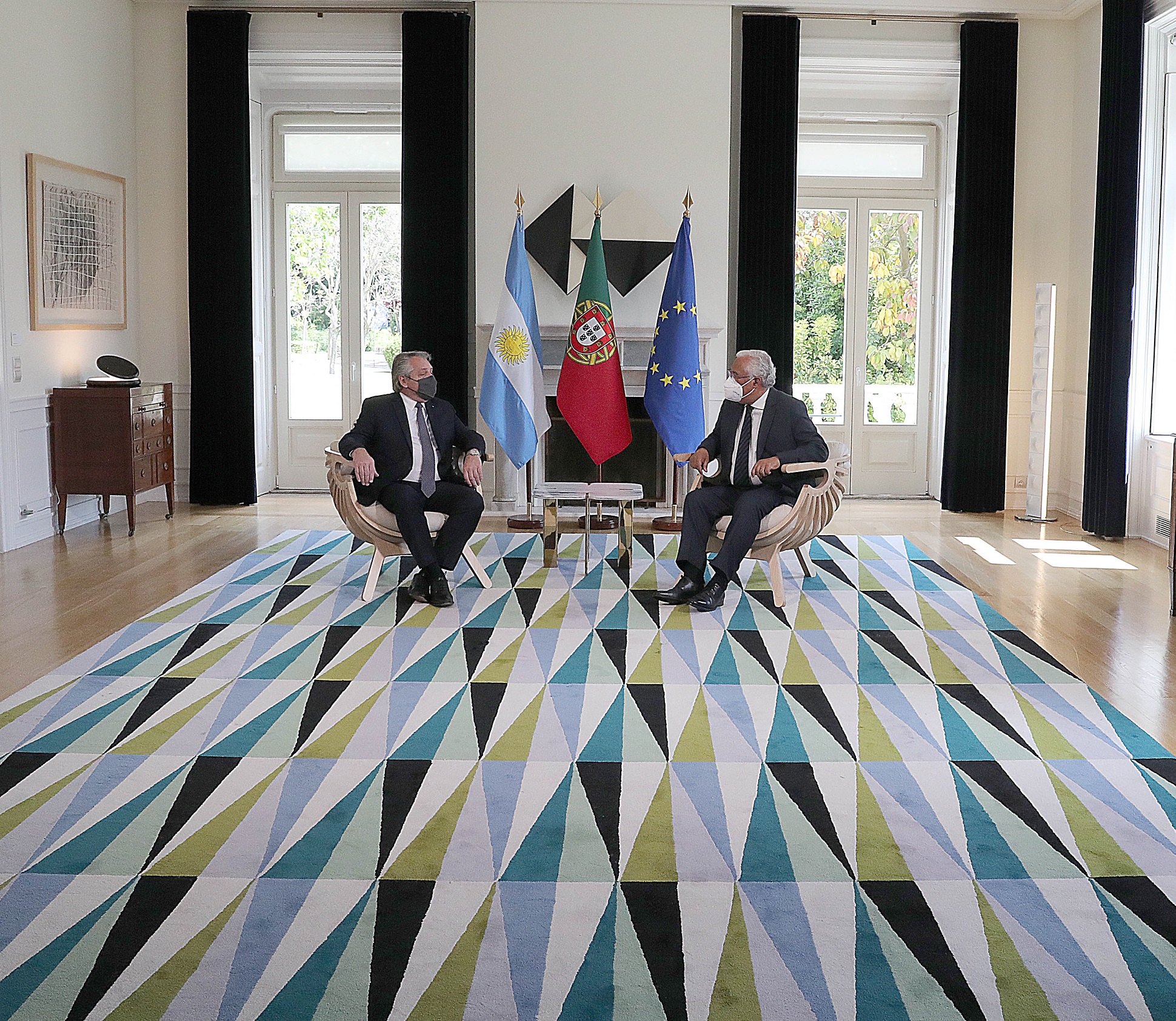 El primer ministro de Portugal expresó su apoyo a la posición de la Argentina en las negociaciones con el FMI