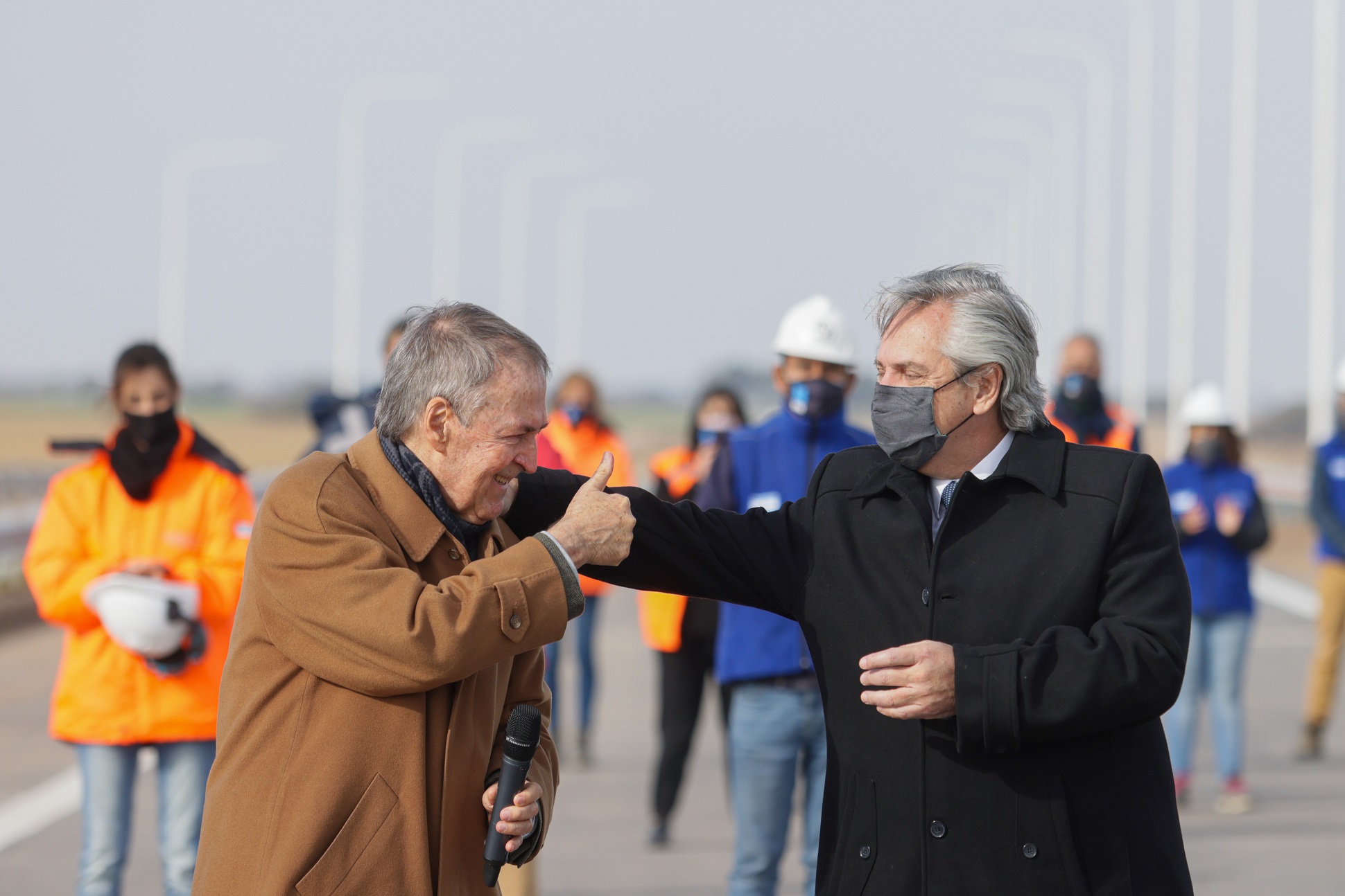 El Presidente remarcó la importancia de la obra pública “para motorizar la actividad económica y generar empleo”