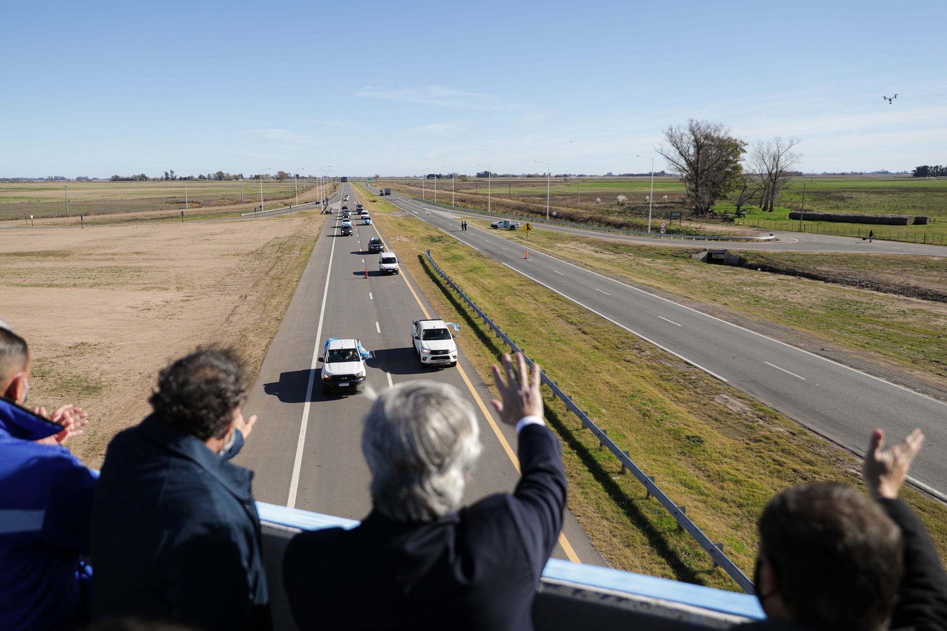 “La obra pública es conectar a la Argentina y acercar pueblos”, afirmó el Presidente