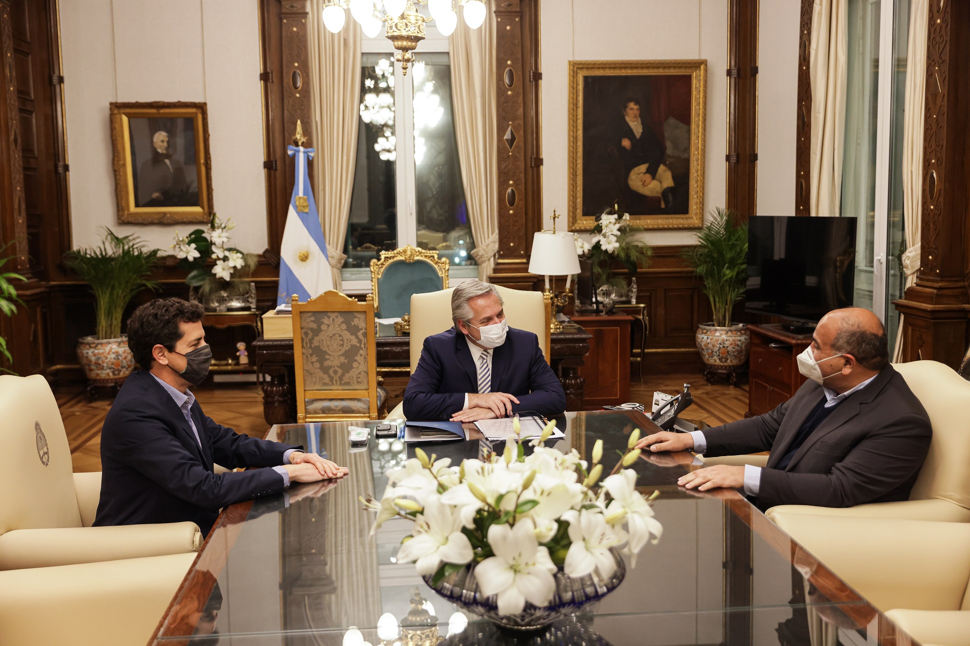 El Presidente recibió al gobernador de Tucumán