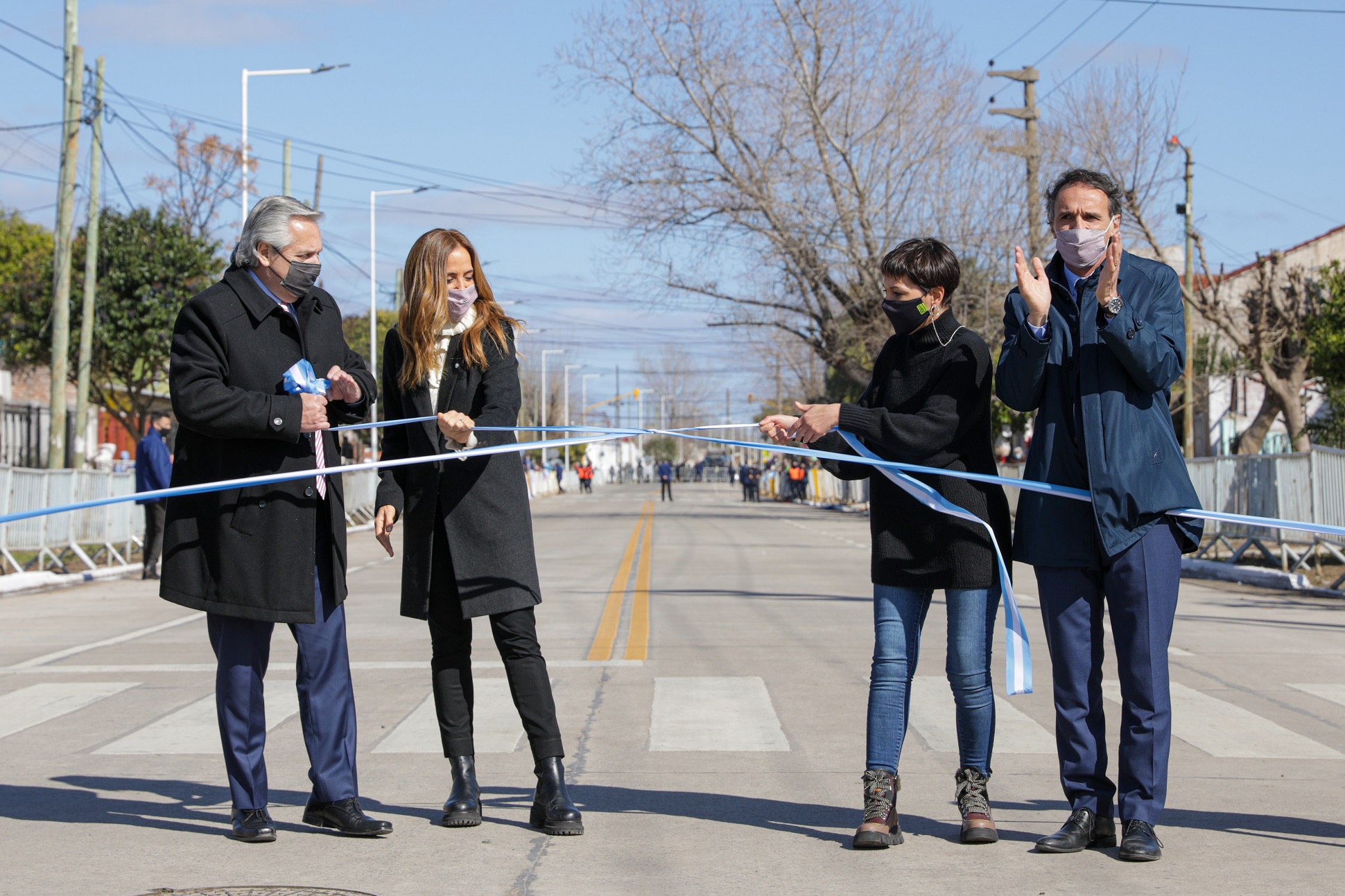 Con una inversión de 22.008 millones de pesos, el Presidente inauguró en simultáneo 100 obras en toda la Argentina