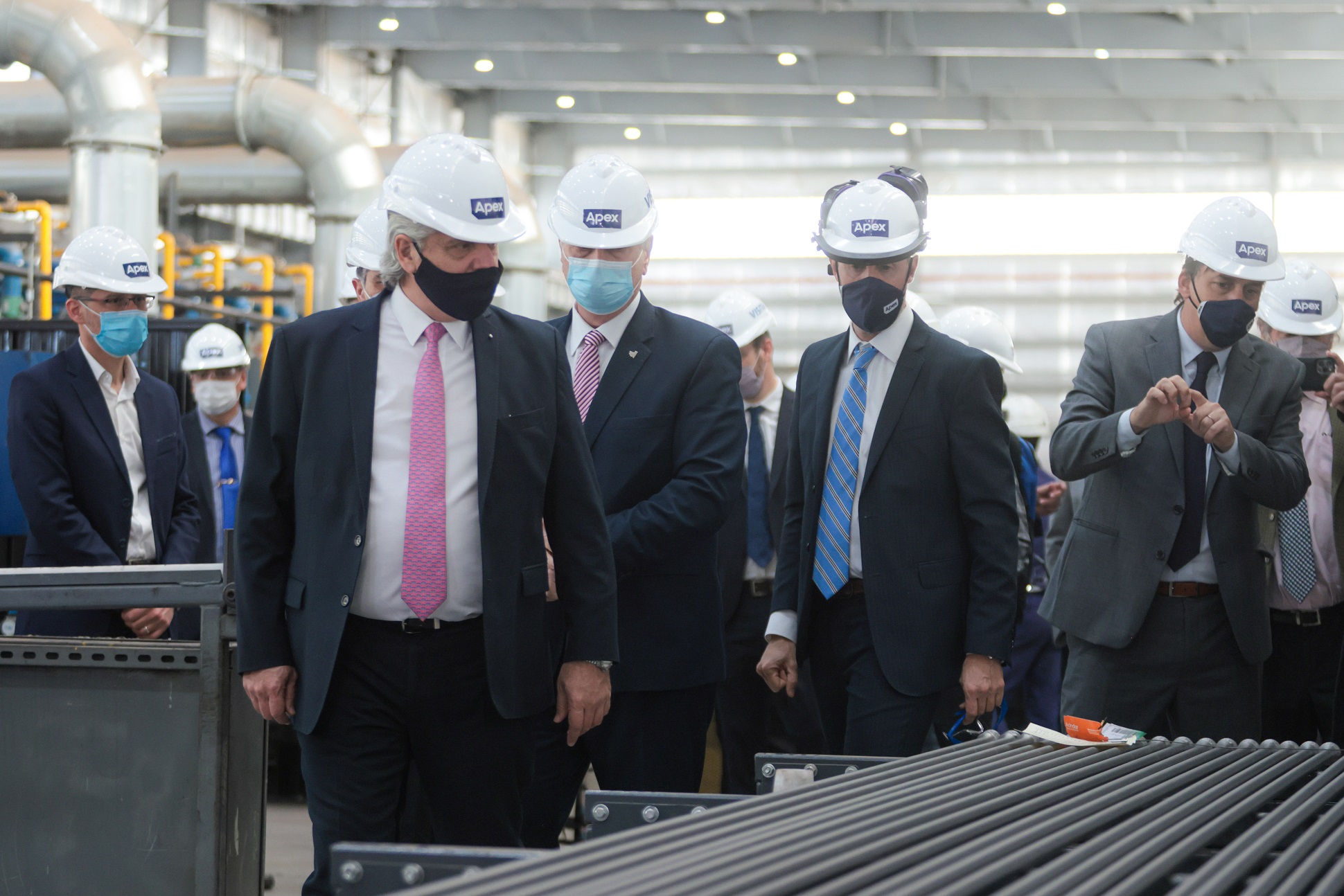 El Presidente recorrió una empresa metalúrgica en La Pampa: “Argentina se encuentra en un proceso real de recuperación económica”