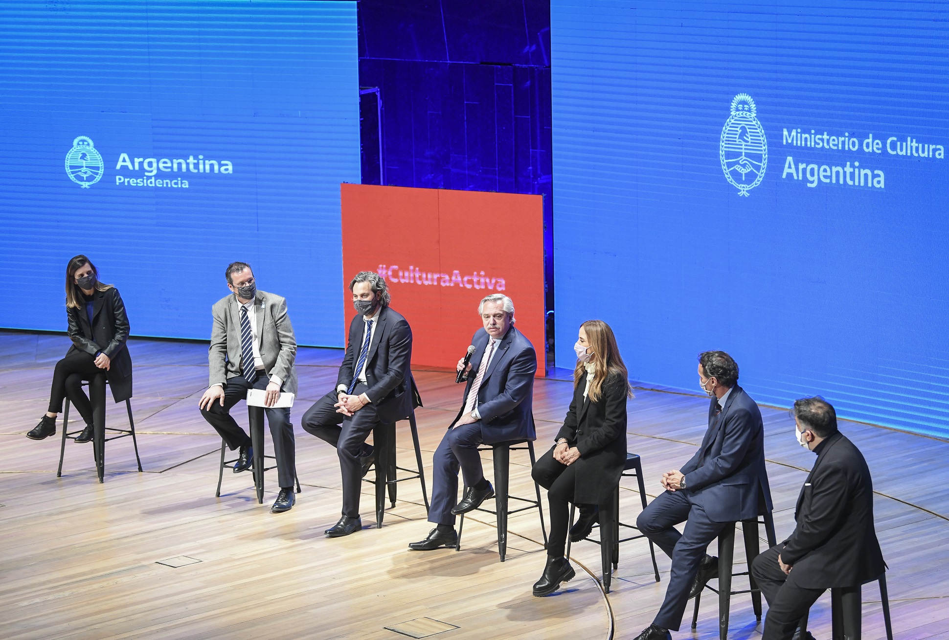 Alberto Fernández: “Llegó la hora, con toda la fuerza y el apoyo que el Estado tiene que poner, de que las actividades culturales rápidamente se recuperen”