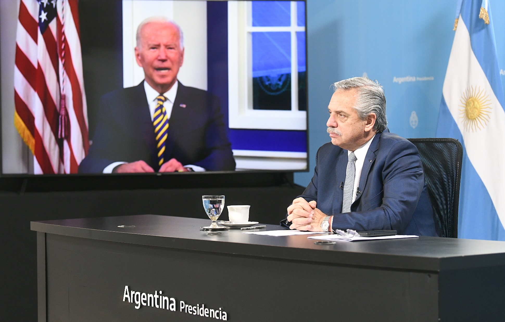 El presidente Fernández planteó ante Biden mejores condiciones de financiamiento para enfrentar la crisis climática