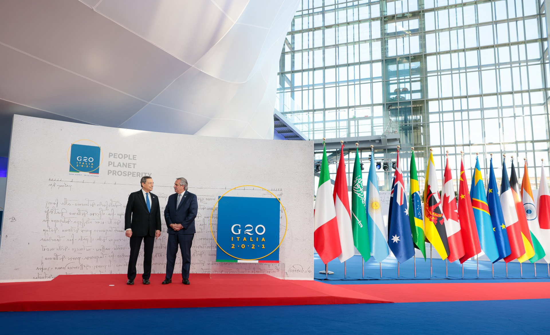 El Presidente participó de la inauguración de la Cumbre de Líderes de G20