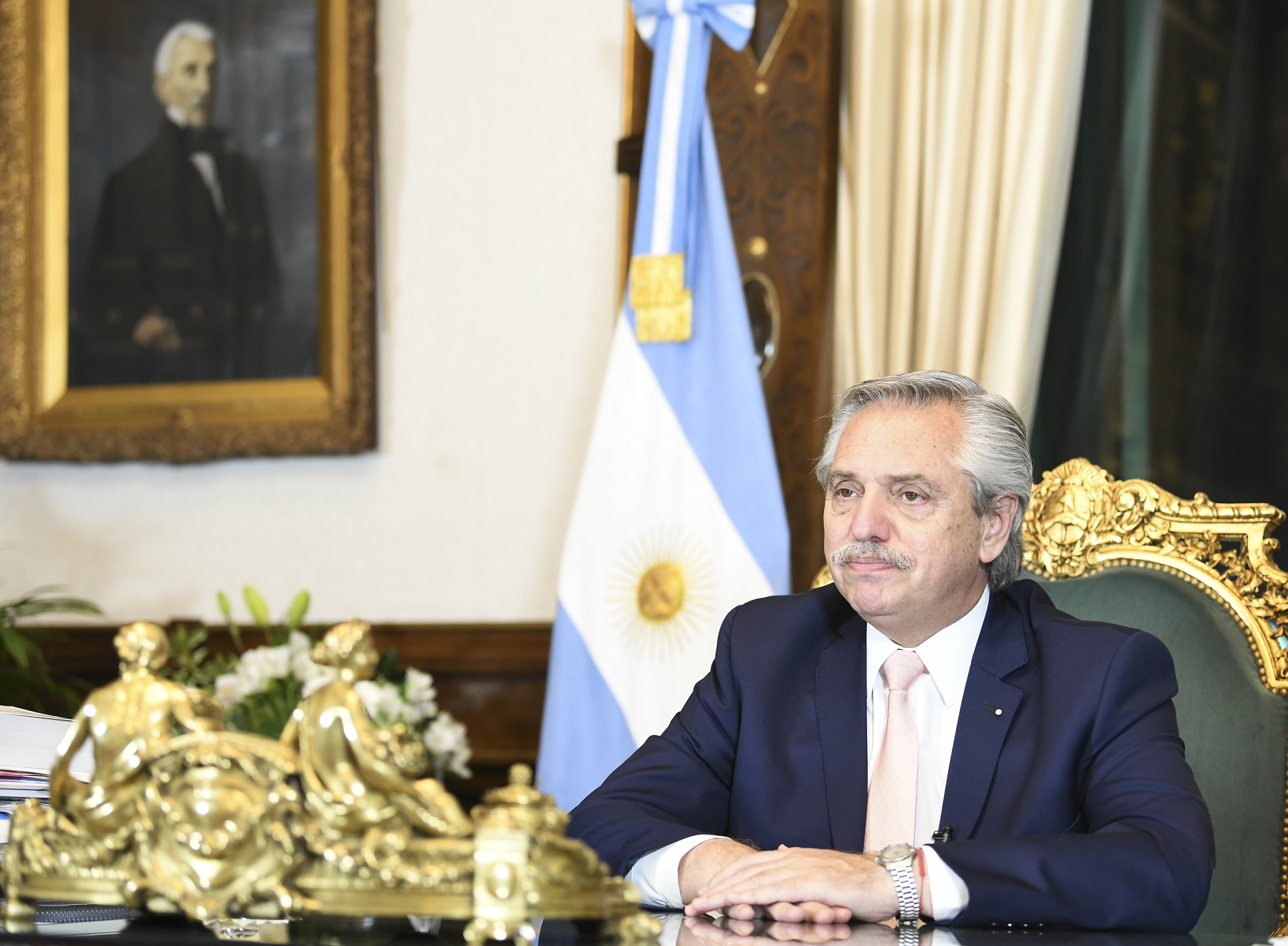 El presidente Fernández abogó por una serie de iniciativas para garantizar “un nuevo contrato global, inclusivo y sostenible”