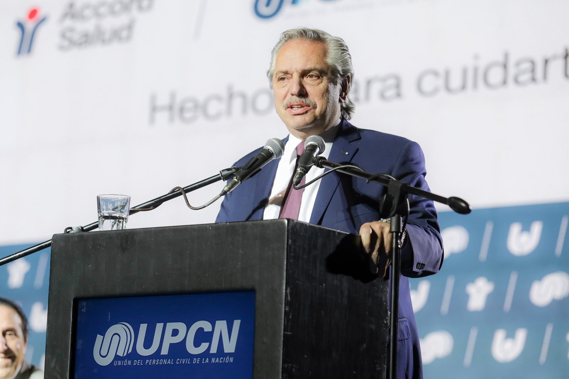 Alberto Fernández: “Estamos orgullosos de nuestros sindicatos y de nuestras obras sociales”