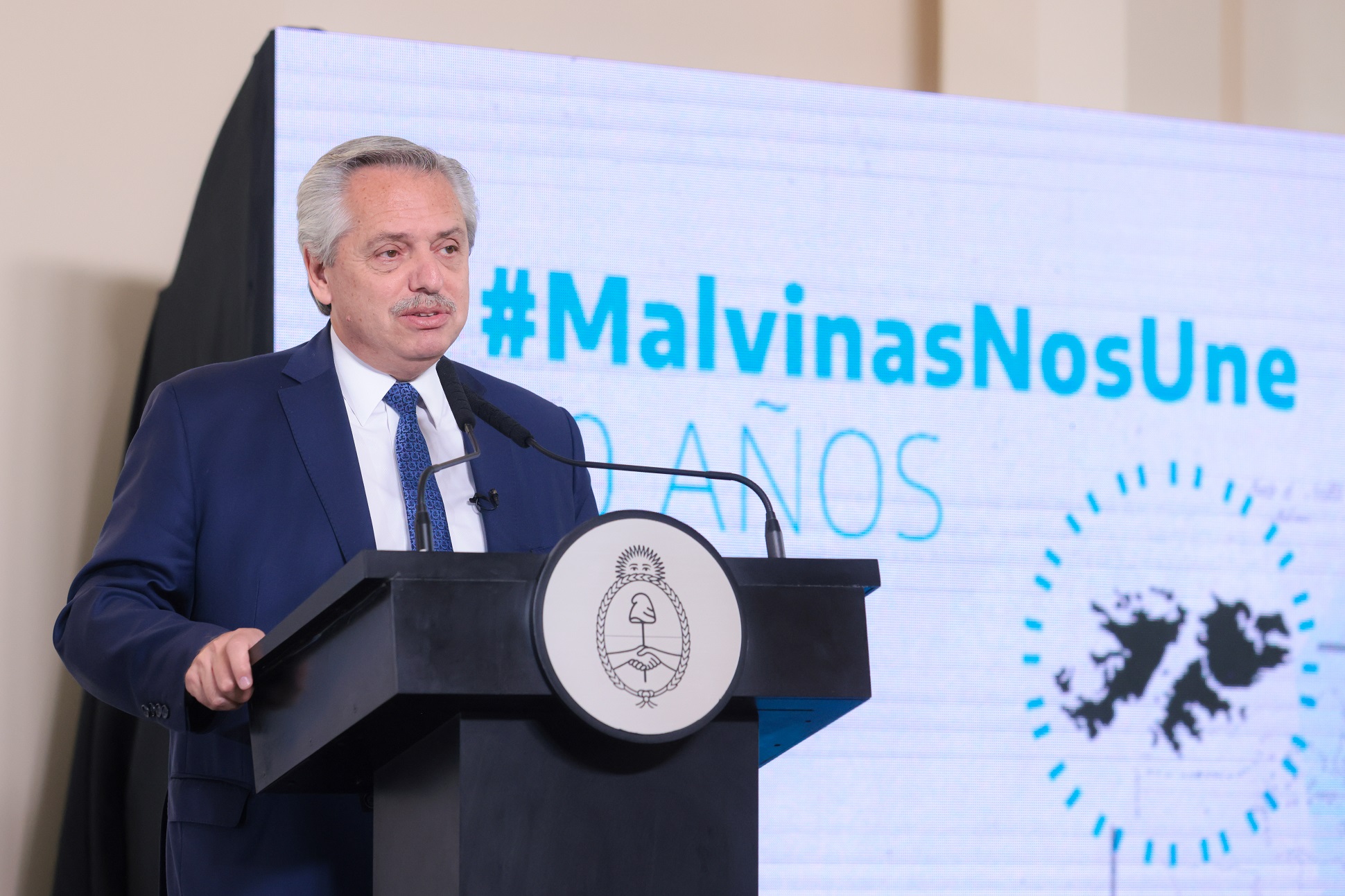 Se lanzó la Agenda Malvinas 40 años: “Ser soberanos es la posibilidad de recuperar el derecho a decidir por nosotros mismos”, dijo el presidente