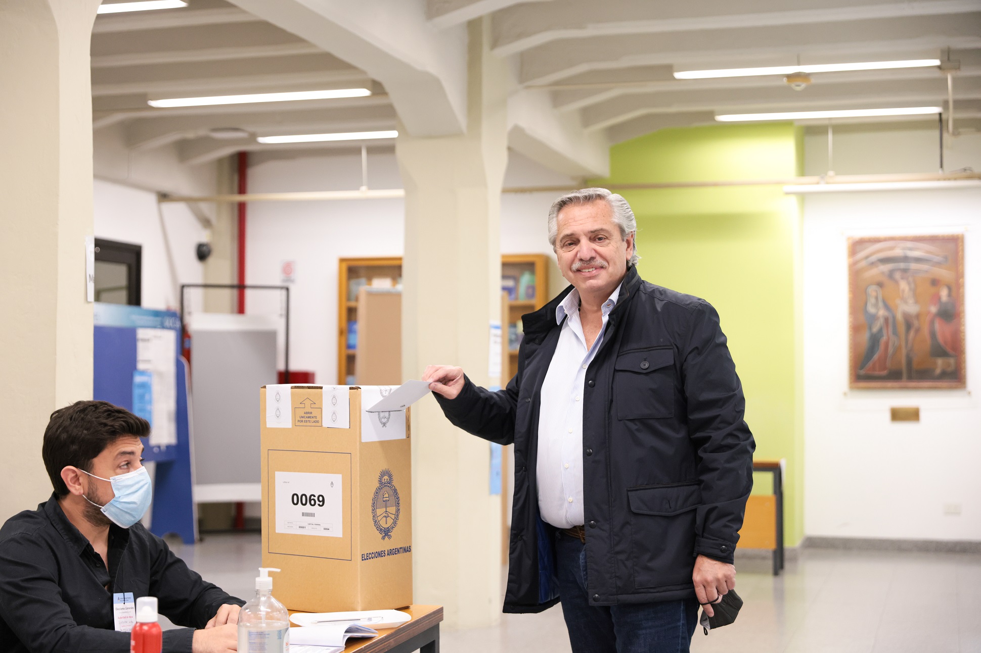 “Lo más importante es que hoy el pueblo se exprese con toda su fuerza y convicción”, pidió el presidente