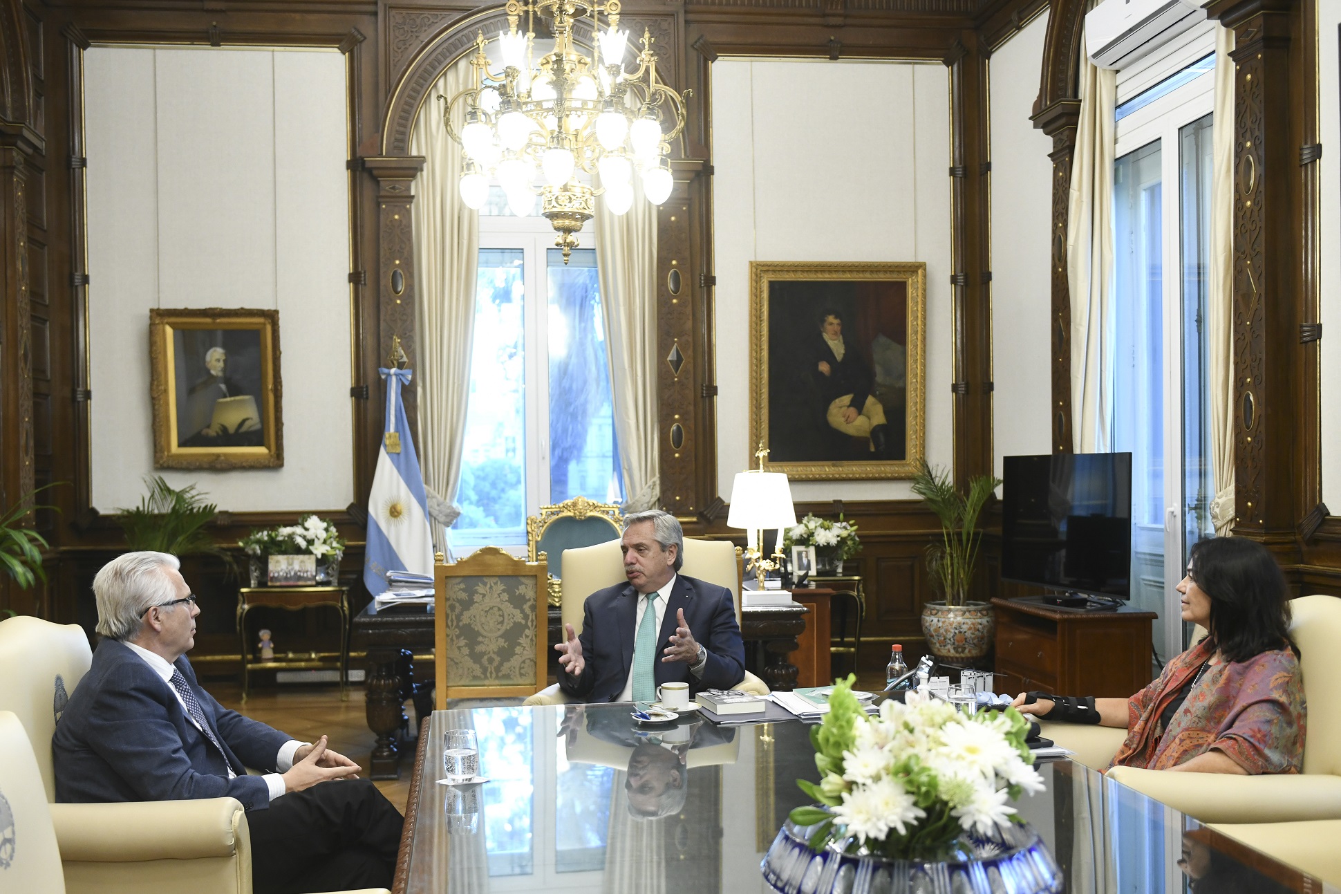 Alberto Fernández recibió al jurista Baltasar Garzón Real