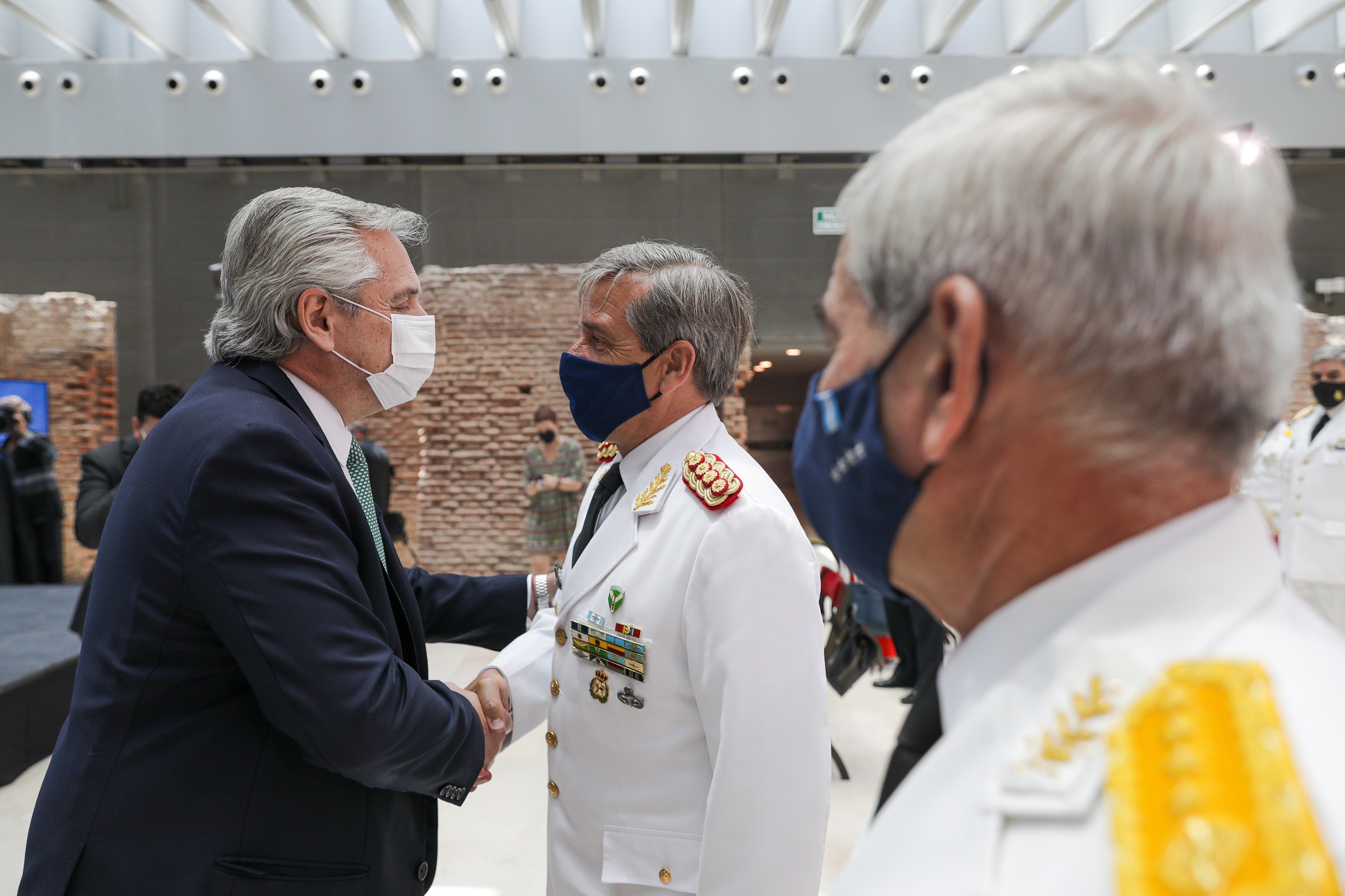 “Poner en valor y jerarquía a nuestras Fuerzas Armadas es un imperativo que me he impuesto como misión de presidente”, afirmó Alberto Fernández