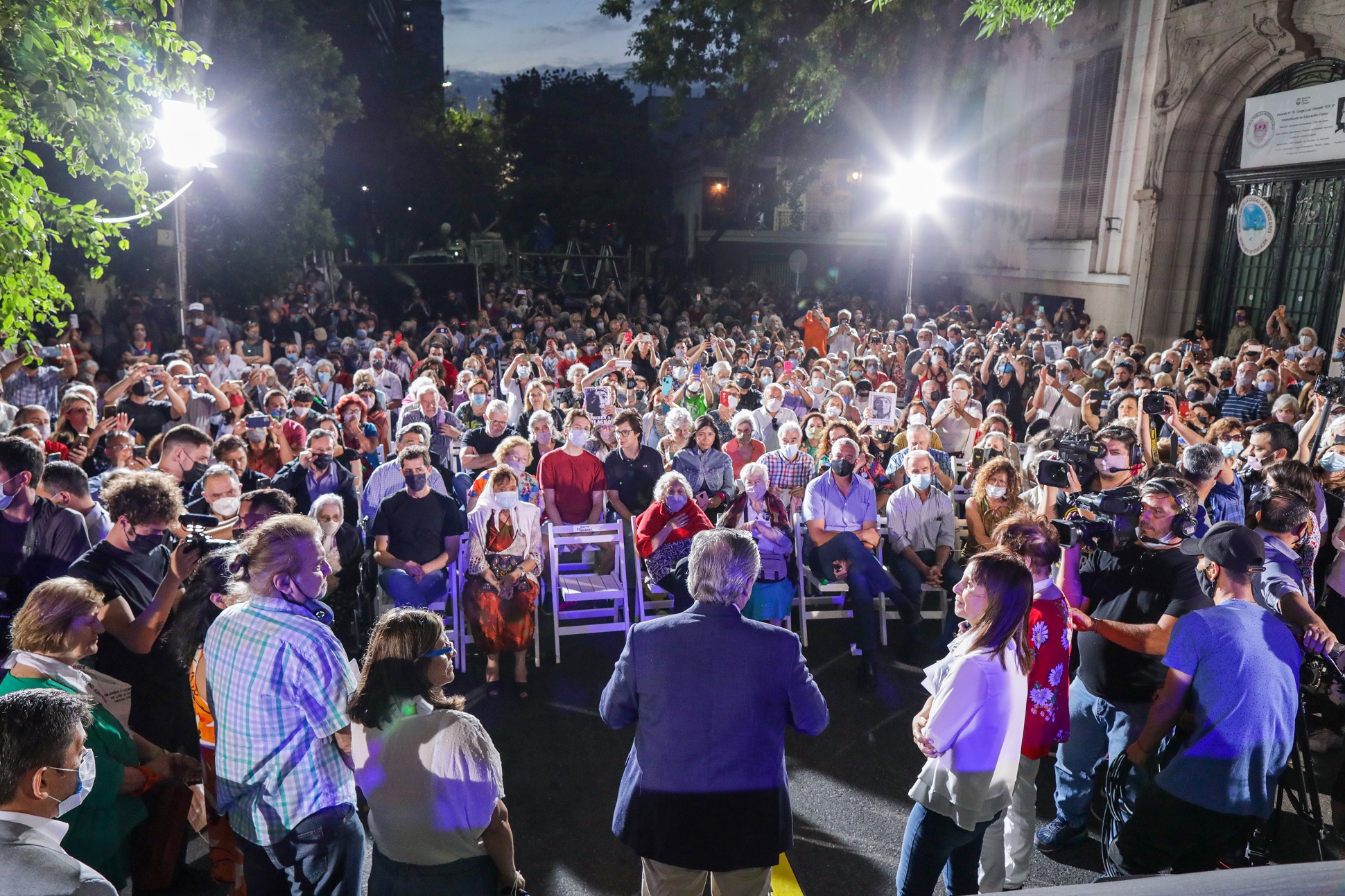 Alberto Fernández: “Hoy lo central es la memoria y mantener en pie la exigencia de la búsqueda de la verdad y la justicia”