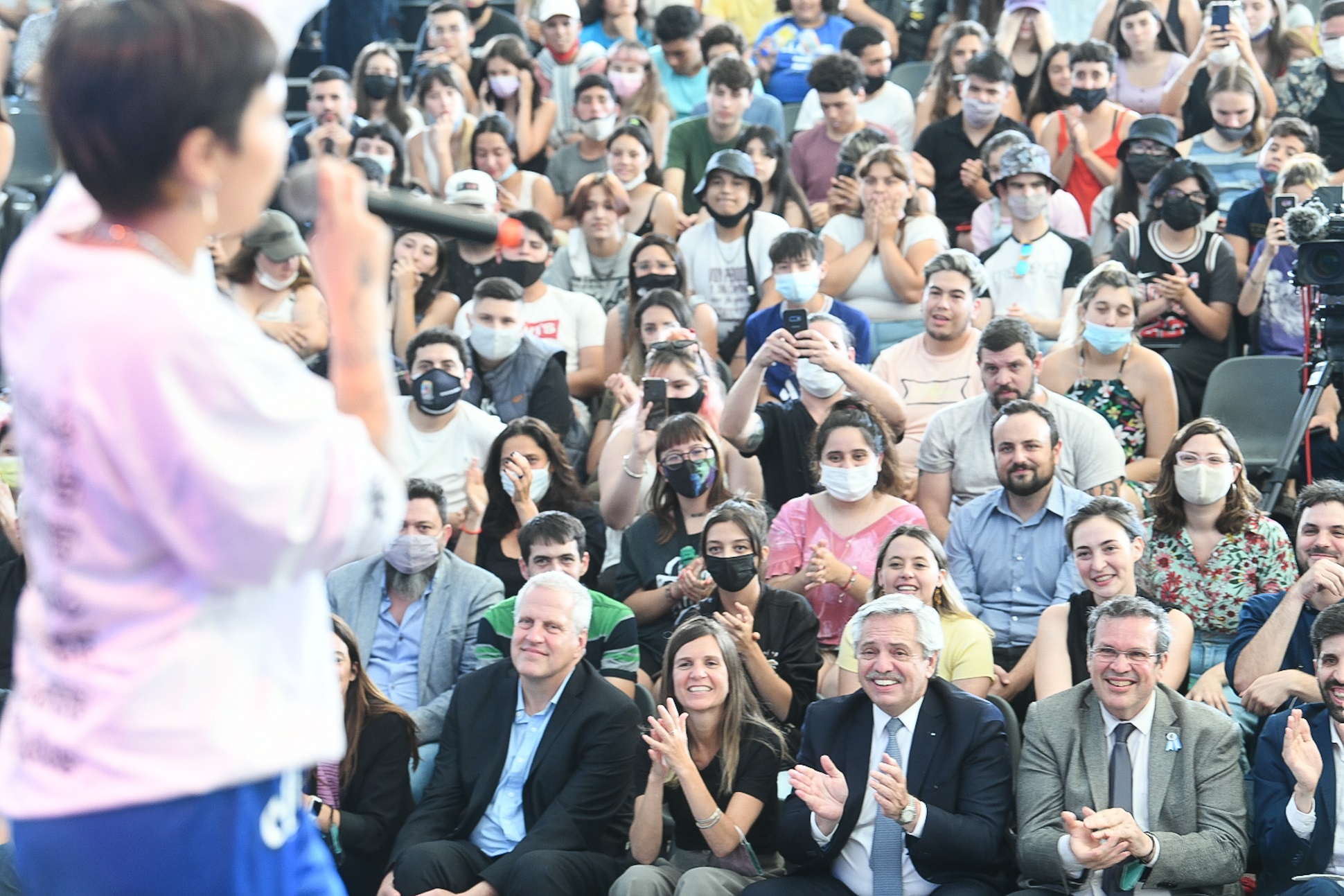 Alberto Fernández: “Lo peor quedó atrás y ahora viene un tiempo mejor donde el arte y la cultura tienen mucho que ver”