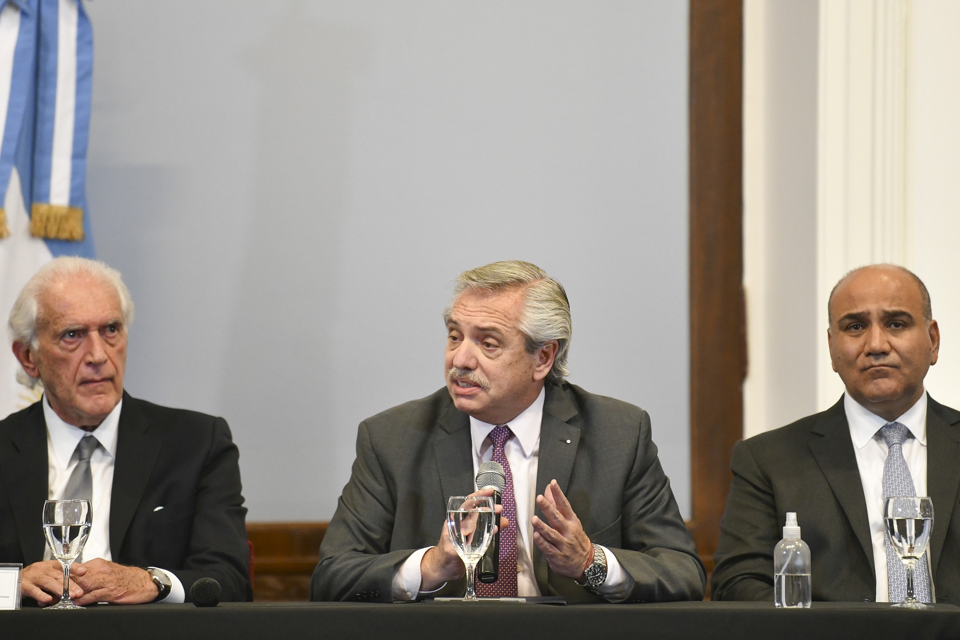 El presidente recibió a las autoridades del Congreso Judío Latinoamericano en la Casa Rosada y ratificó su compromiso contra la impunidad