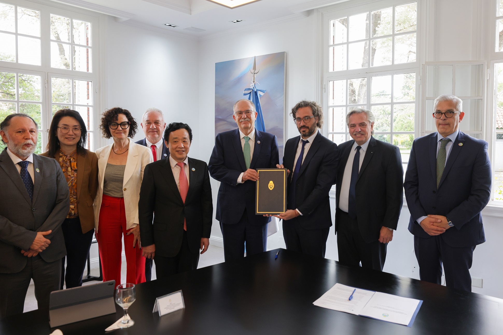 El Presidente recibió al director general de la FAO, Qu Dongyu con quien analizó el alza del precio de los alimentos a nivel mundial