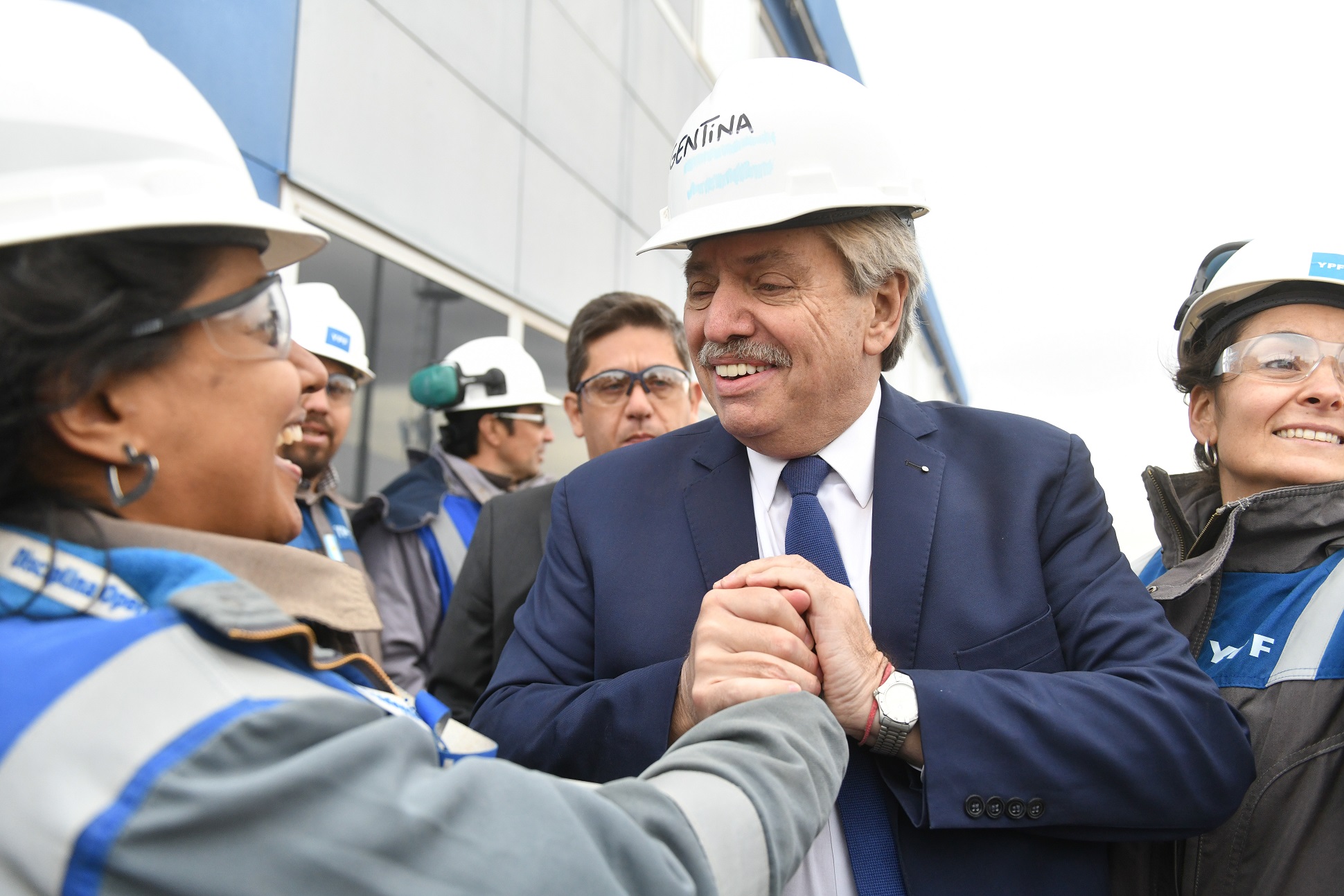 “Estamos poniendo en valor algo muy importante para el desarrollo de la Argentina”, dijo el presidente en el lanzamiento del gasoducto Néstor Kirchner