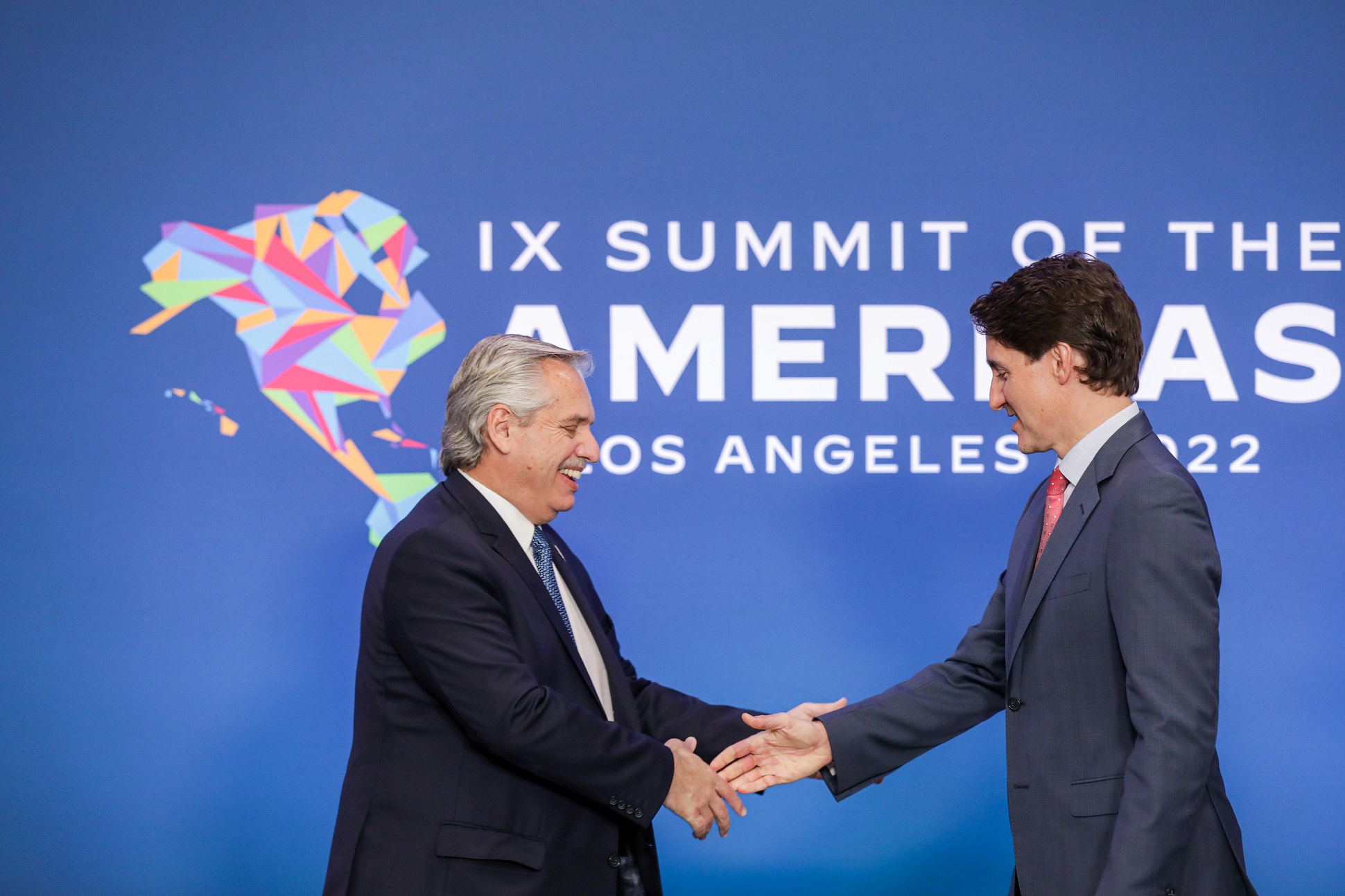 El presidente mantuvo una reunión bilateral con el primer ministro de Canadá, Justin Trudeau