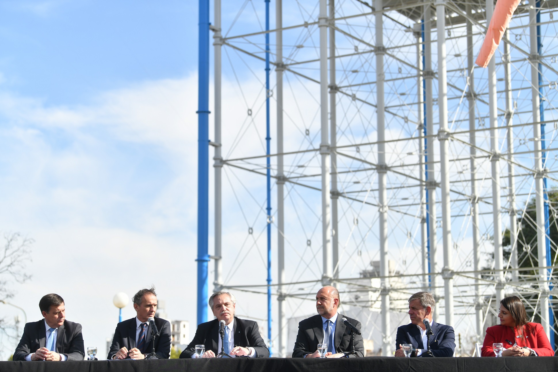 El presidente anunció el inicio de las obras de ampliación de las Plantas Potabilizadoras de las ciudades de Santa Fe y Rosario