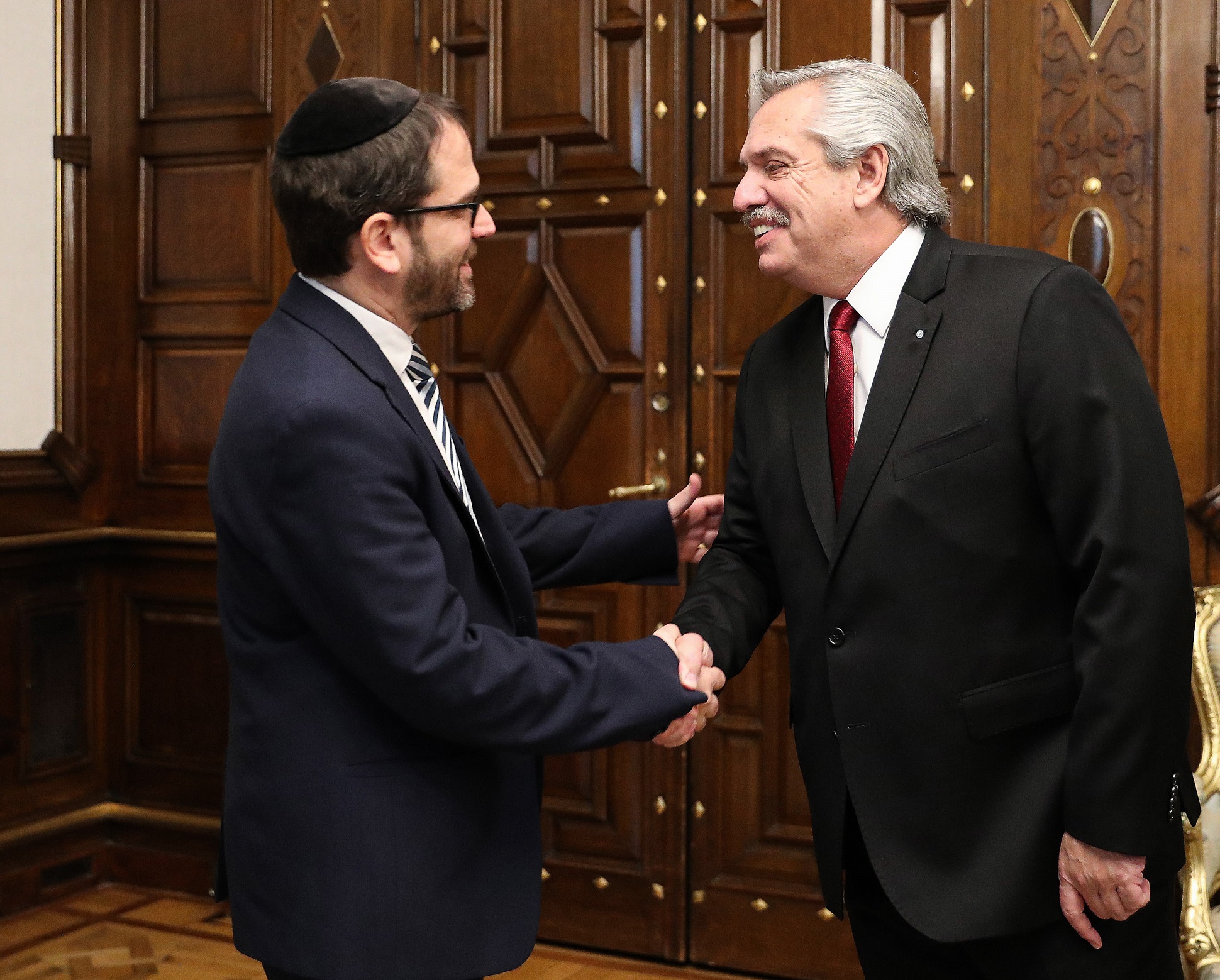 El presidente recibió a las nuevas autoridades de la AMIA