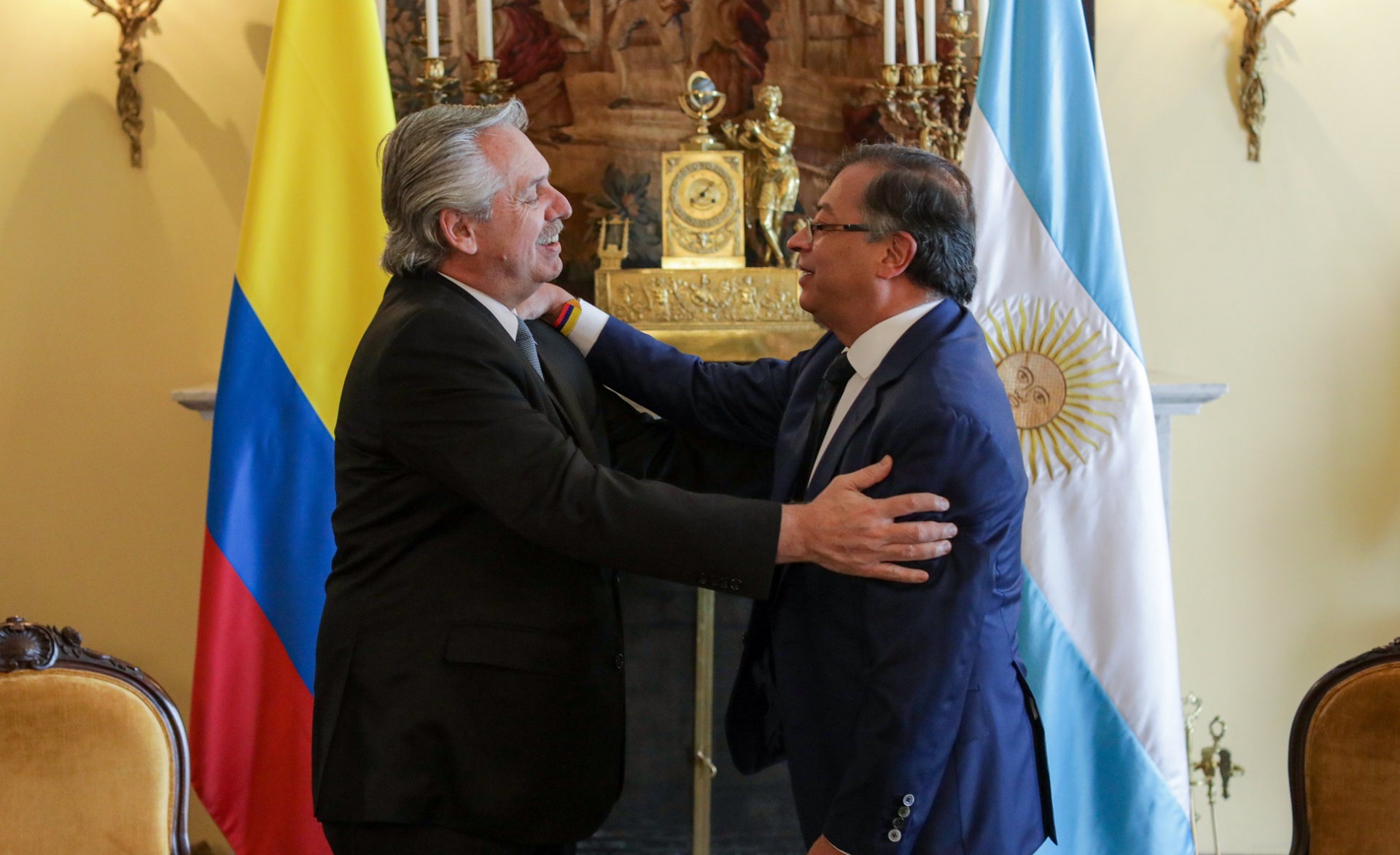 El presidente Fernández se reunió con Petro y se esperanzó con una Colombia “activa en el camino de integración latinoamericana”