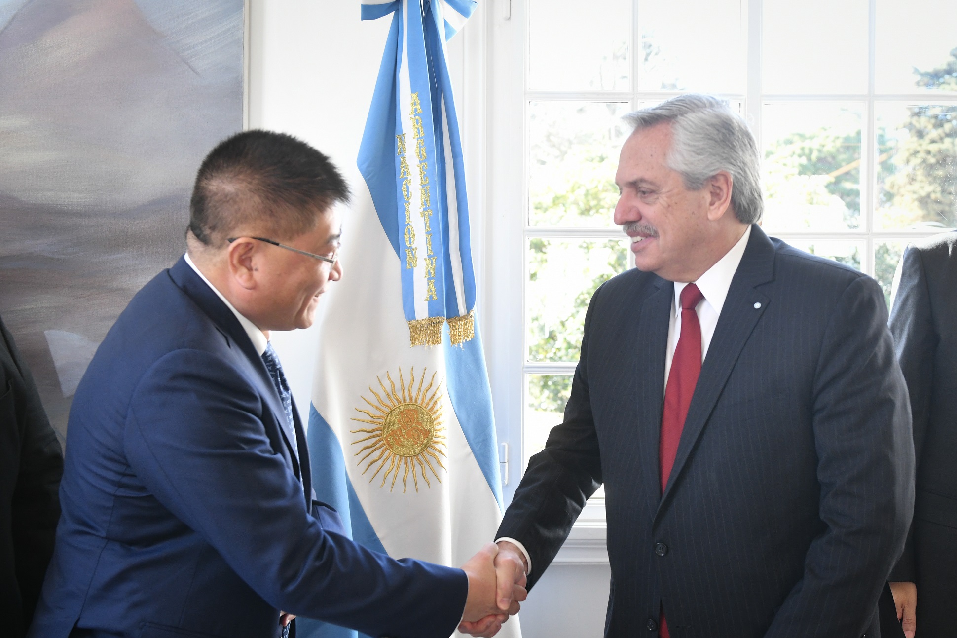 El presidente recibió a las autoridades de la empresa china CITIC Construcción