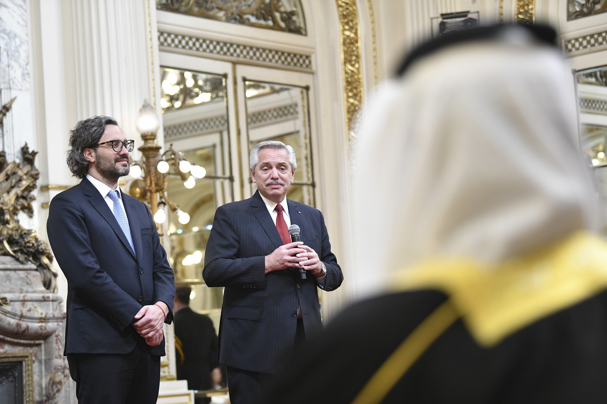 El presidente recibió las cartas credenciales de 20 nuevos embajadores y embajadoras