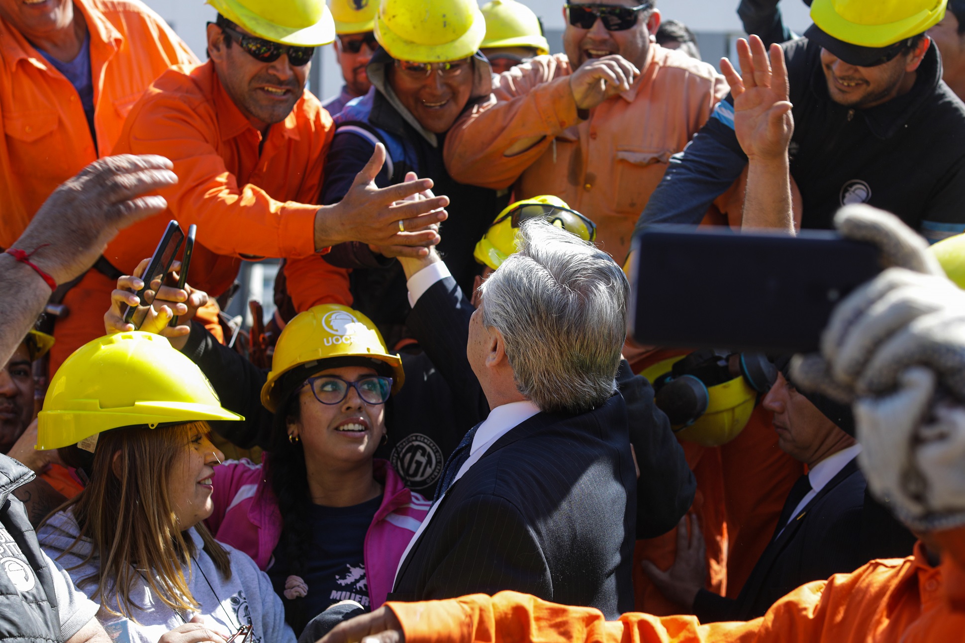 El presidente Alberto Fernández recorrió las obras de extensión y conexión de la línea Belgrano Sur