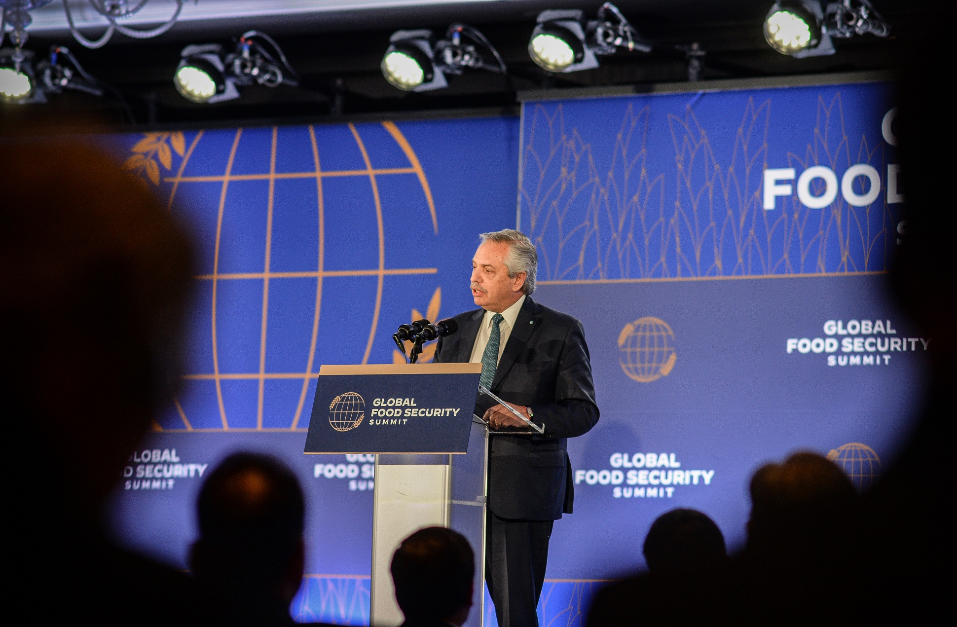 El presidente expuso en la Cumbre Mundial de Seguridad Alimentaria