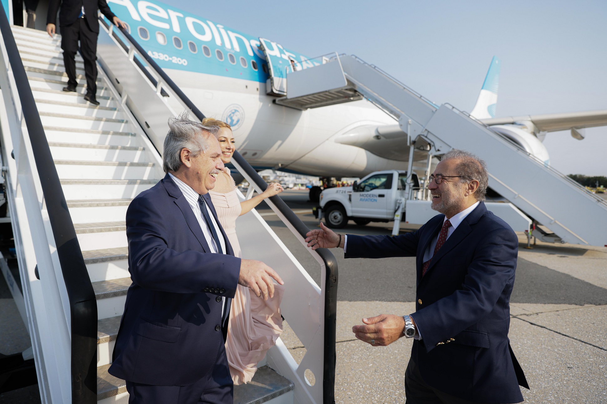 El presidente arribó a Nueva York para exponer ante la Asamblea General de la ONU