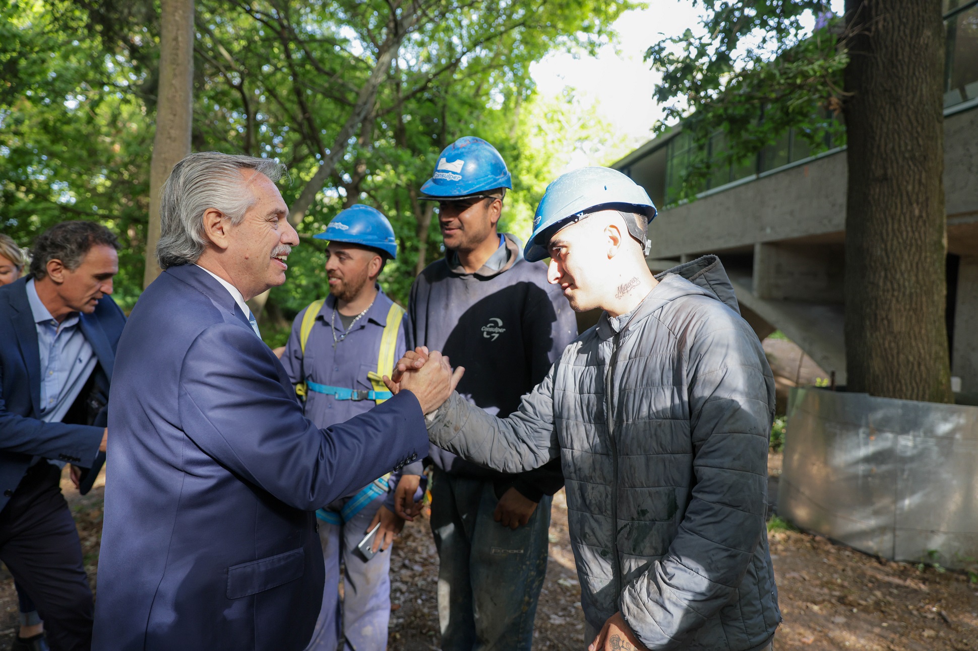 El presidente recorrió las obras de restauración y puesta en valor de un museo histórico en Mar del Plata