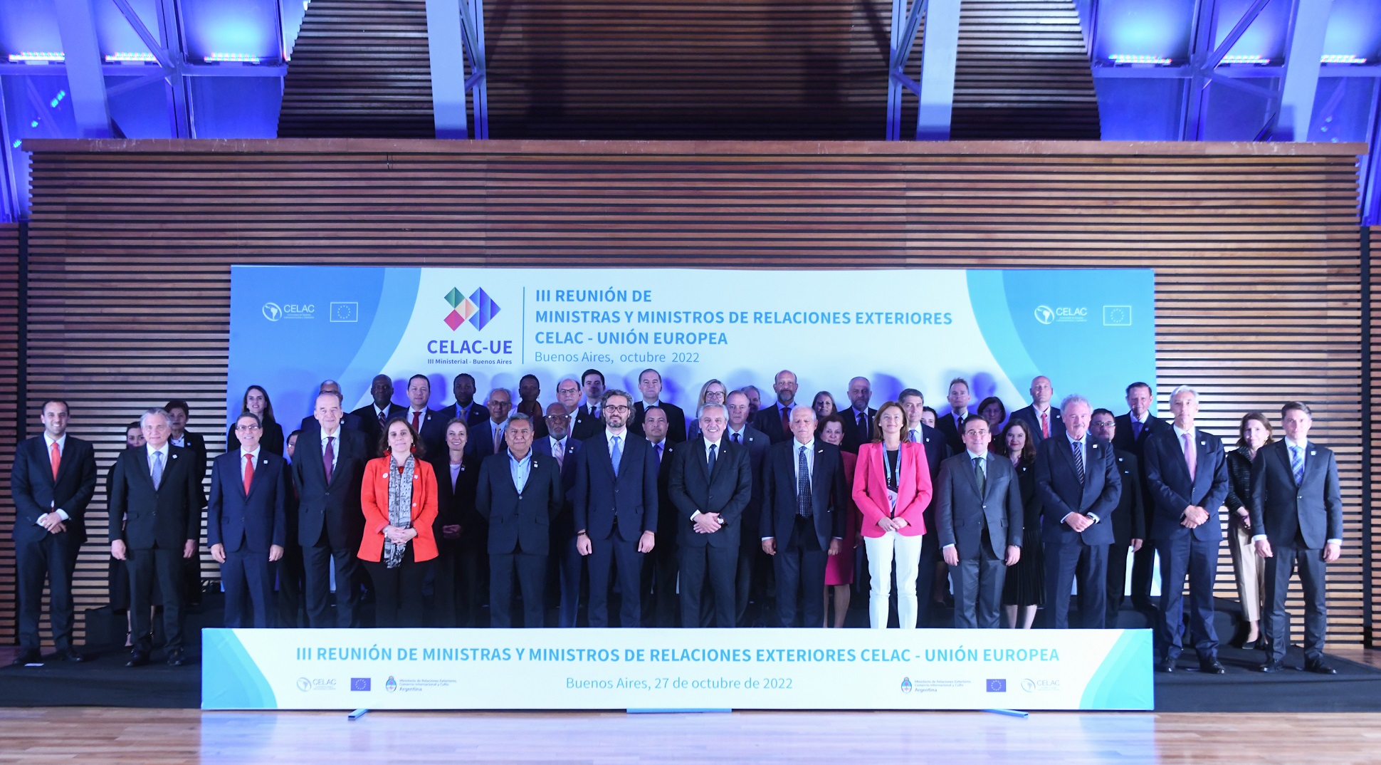 Alberto Fernández encabezó la cena con Cancilleres de la CELAC y la Unión Europea