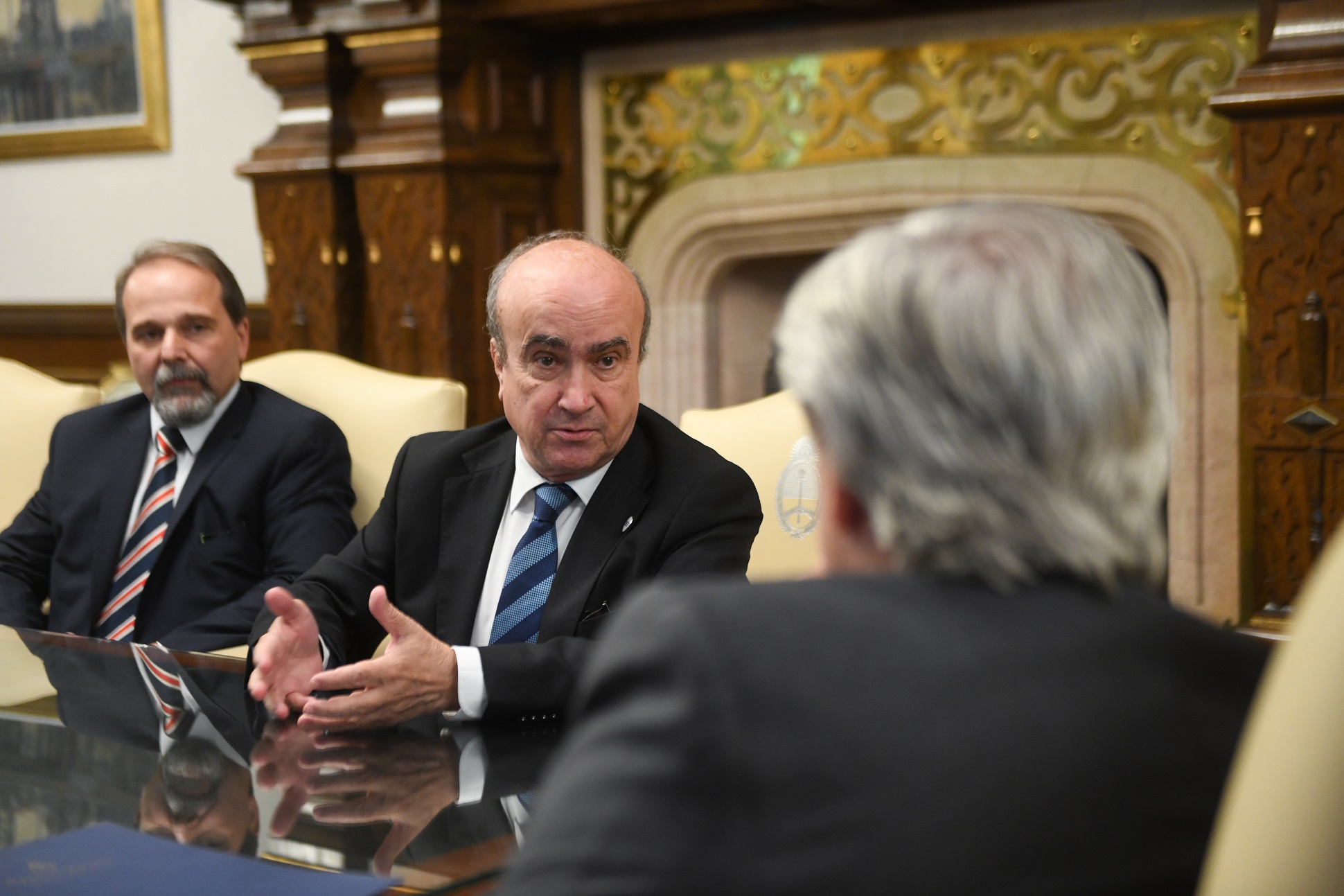 El presidente recibió a Mariano Jabonero, secretario general de la OEI