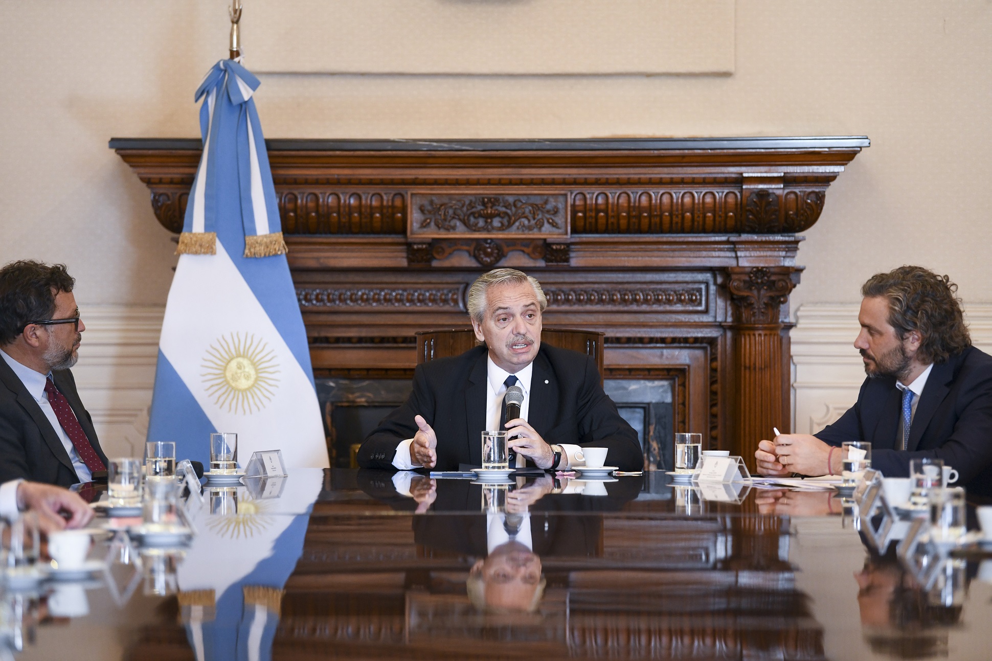 El presidente se reunió con representantes del Consejo Empresarial Chile – Argentina