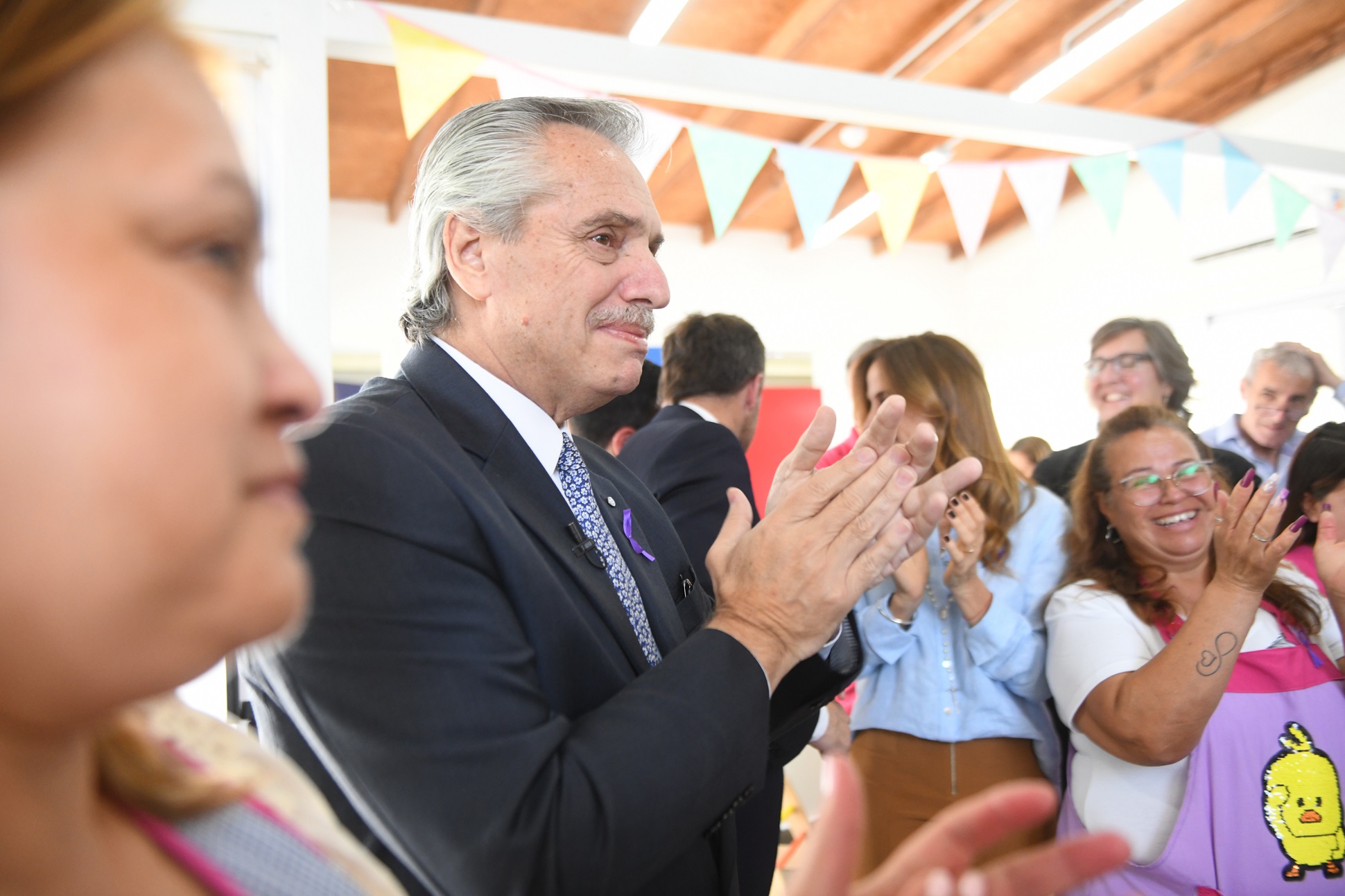 El presidente encabezó en Pilar el acto de finalización de 30 Centros de Desarrollo Infantil en seis provincias