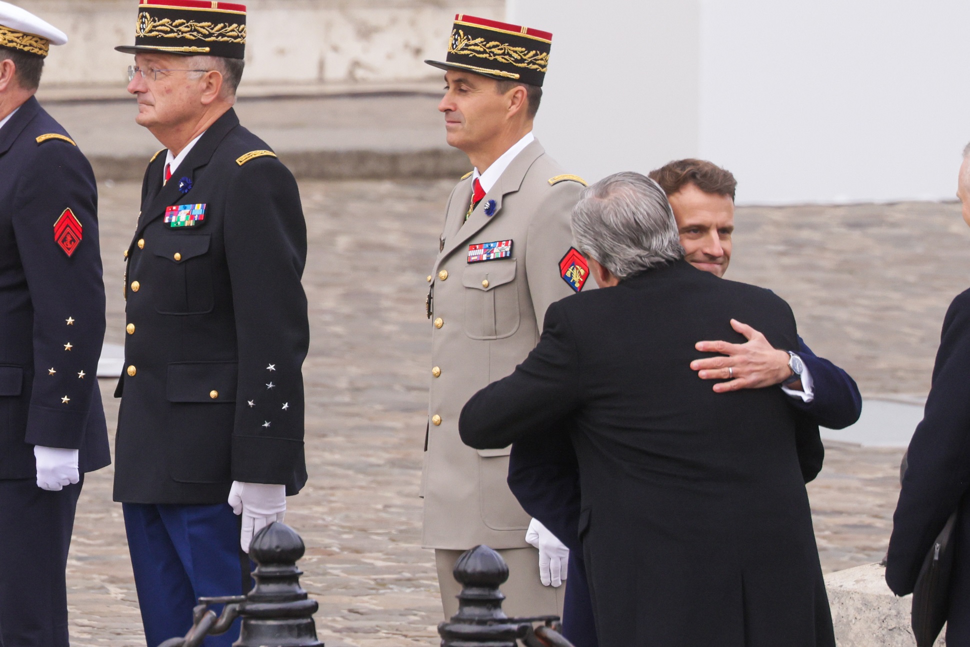 El presidente asistió a la ceremonia del 104 aniversario del Armisticio del 11 de noviembre de 1918