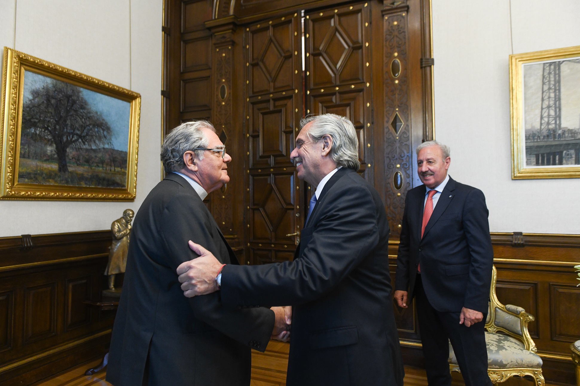 El presidente recibió a la Comisión Ejecutiva de la Conferencia Episcopal Argentina