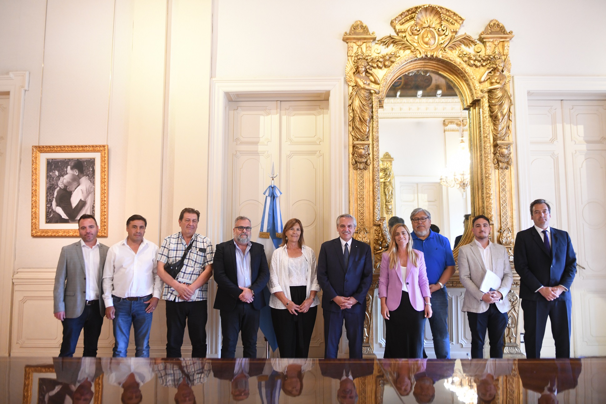 El presidente recibió a dirigentes políticos de Río Negro