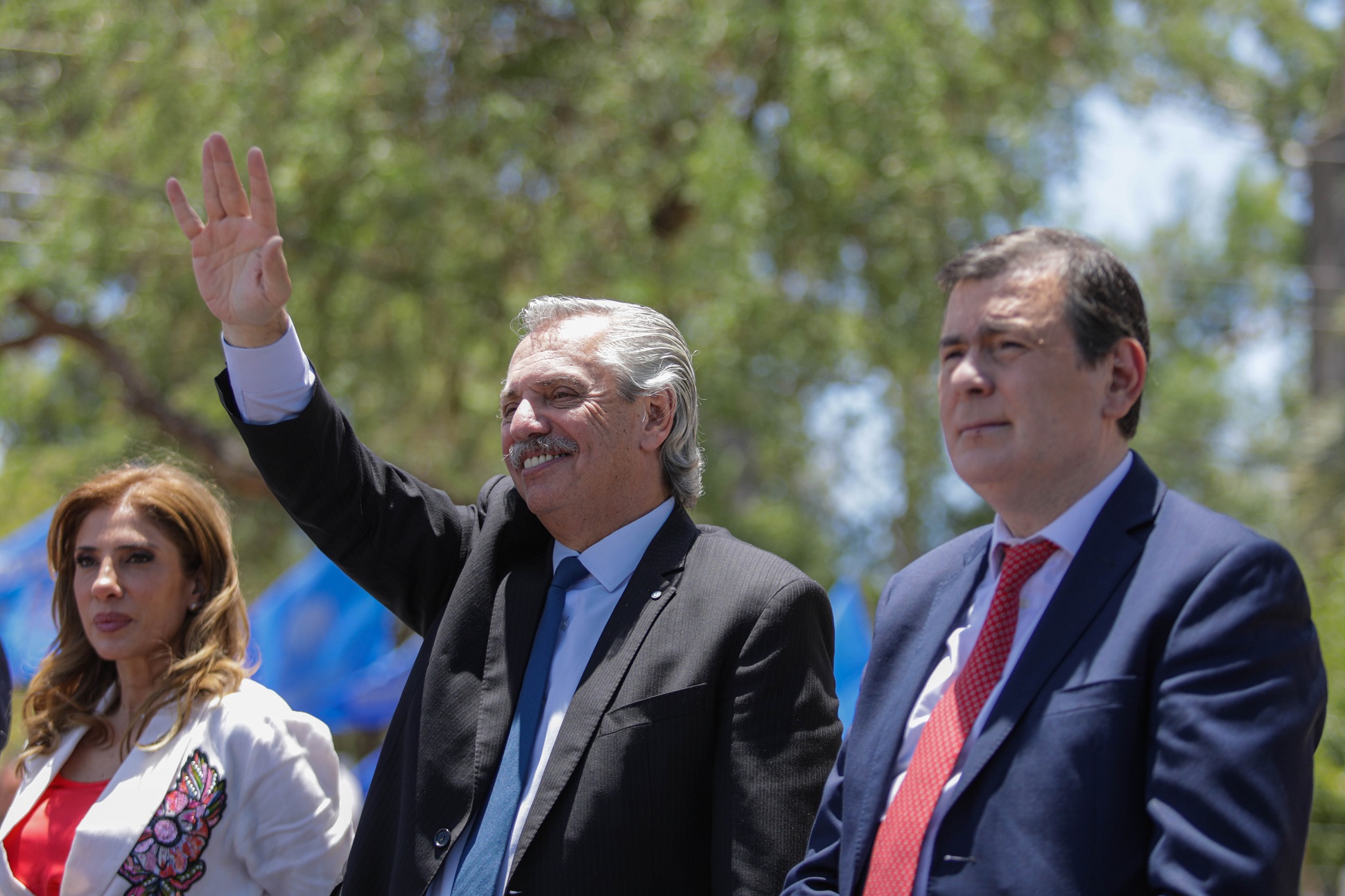 El presidente inauguró el acueducto Simbolar-Añatuya en Santiago del Estero